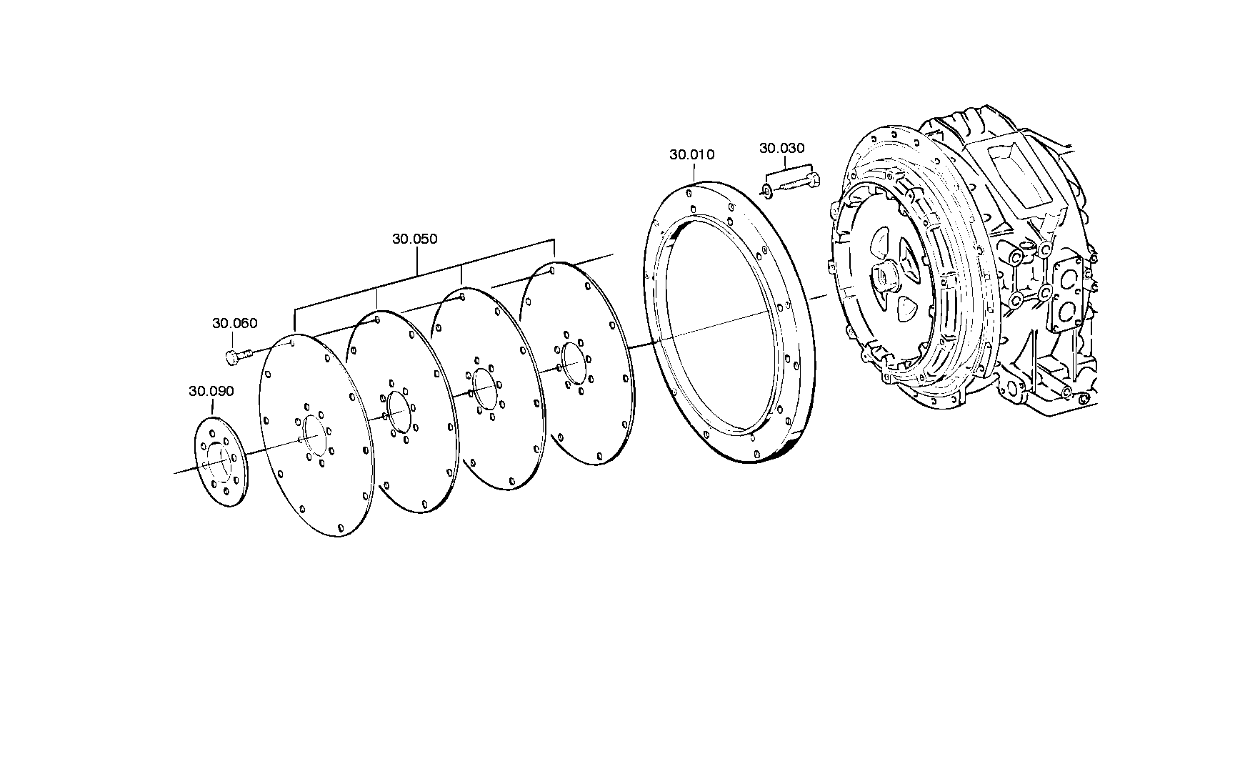 BEARING FLANGE 4139330392 ZF