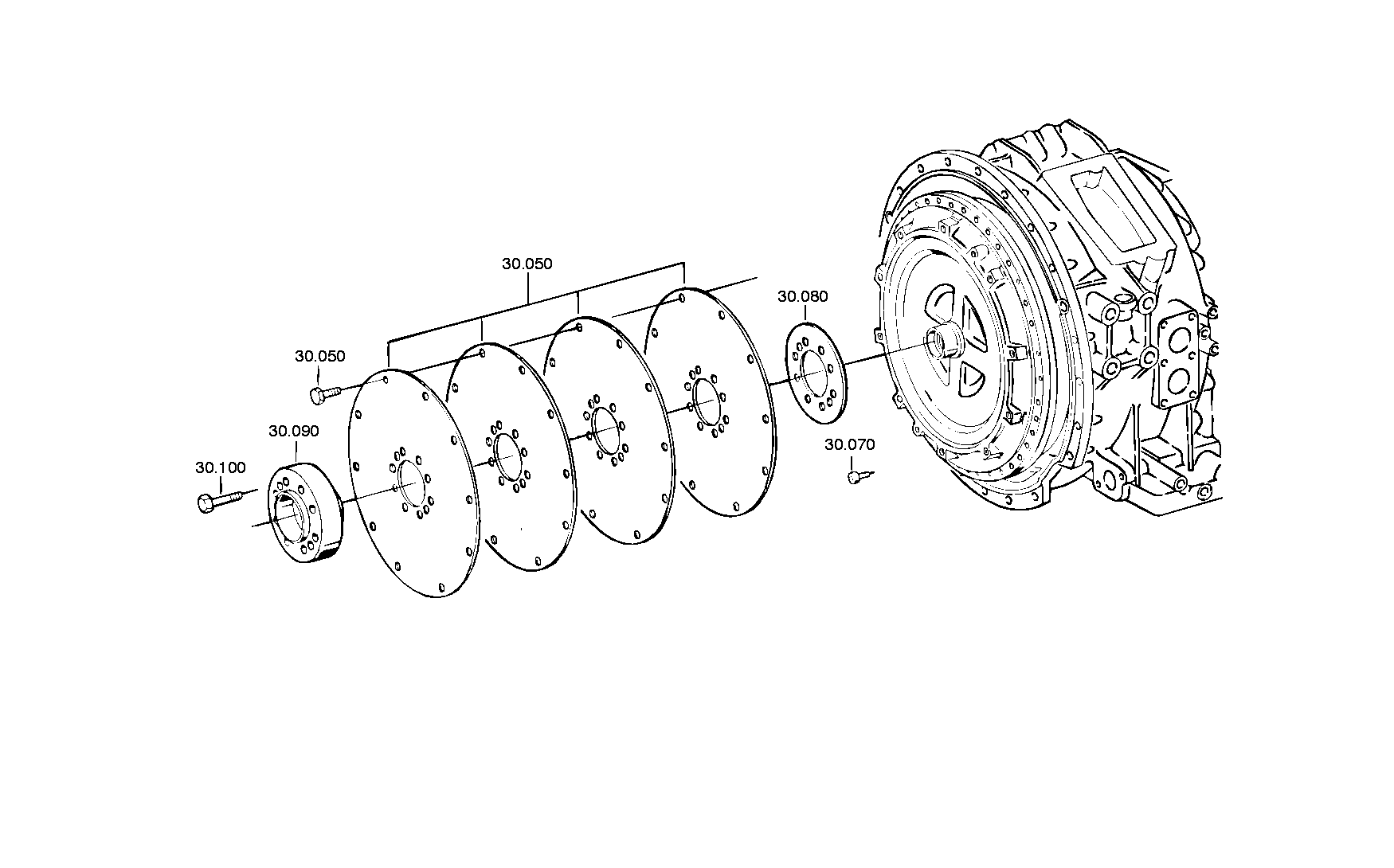 BEARING FLANGE 4139330159 ZF