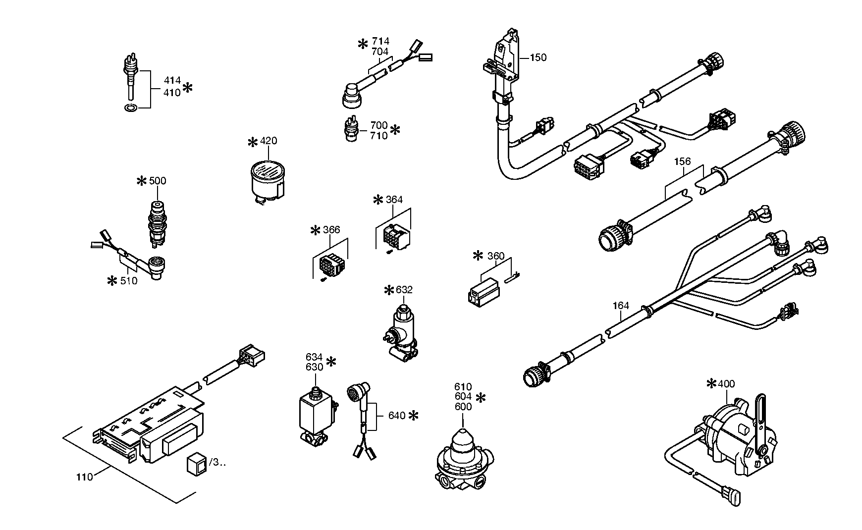 Кабель общего назначения 6029201281 ZF