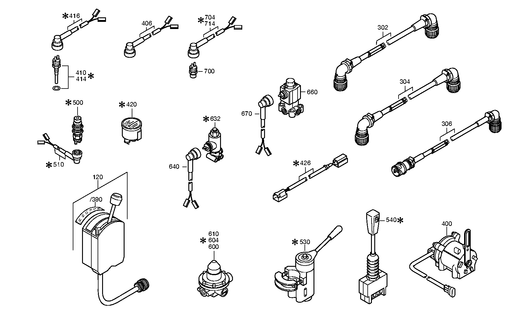 Кабель общего назначения 6029203970 ZF