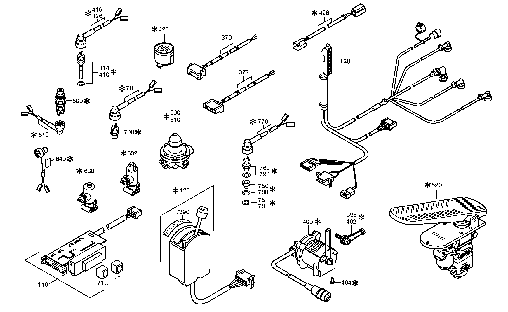 Кабель общего назначения 6029205086 ZF