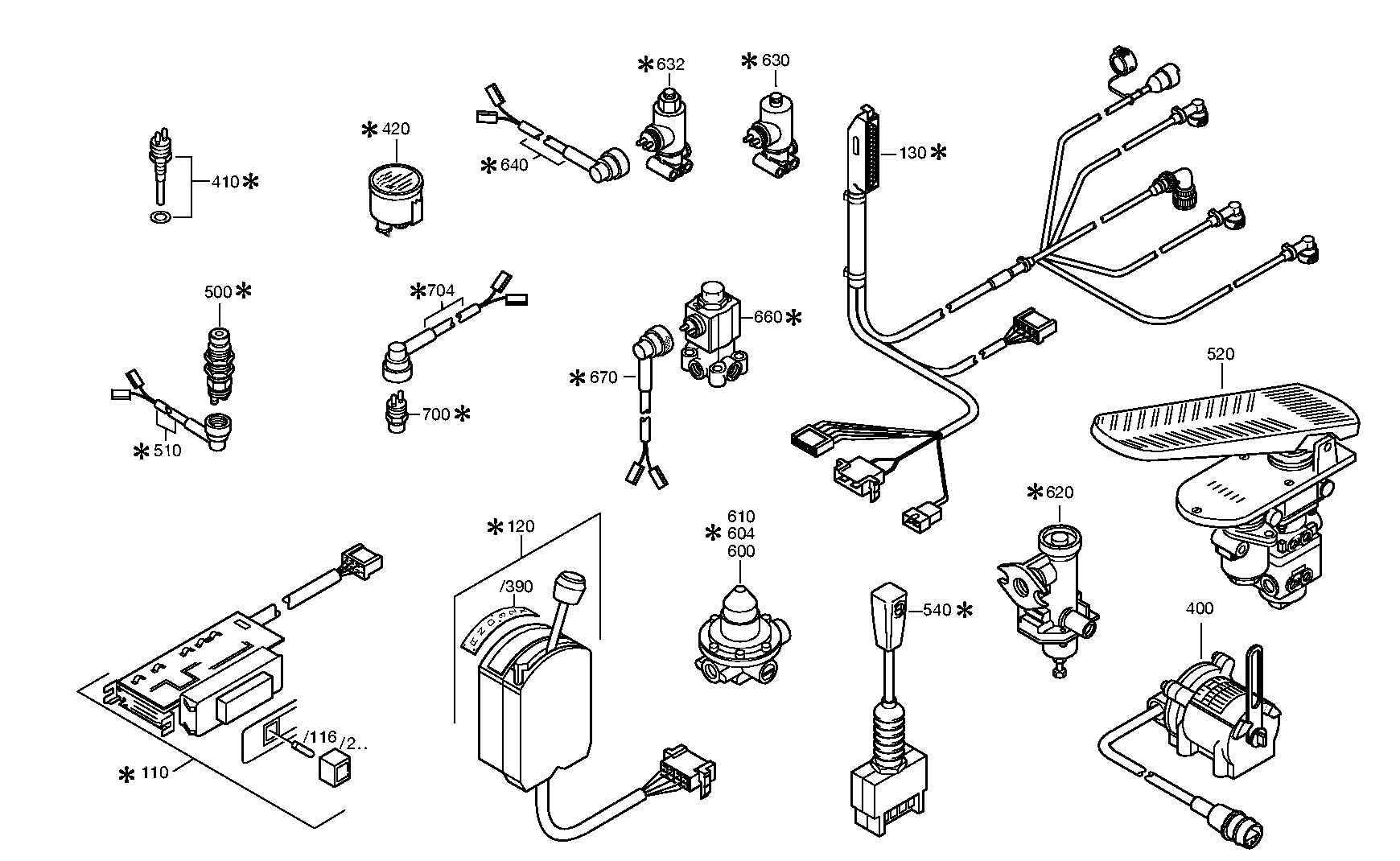 BRAKE VALVE 0501206153 ZF