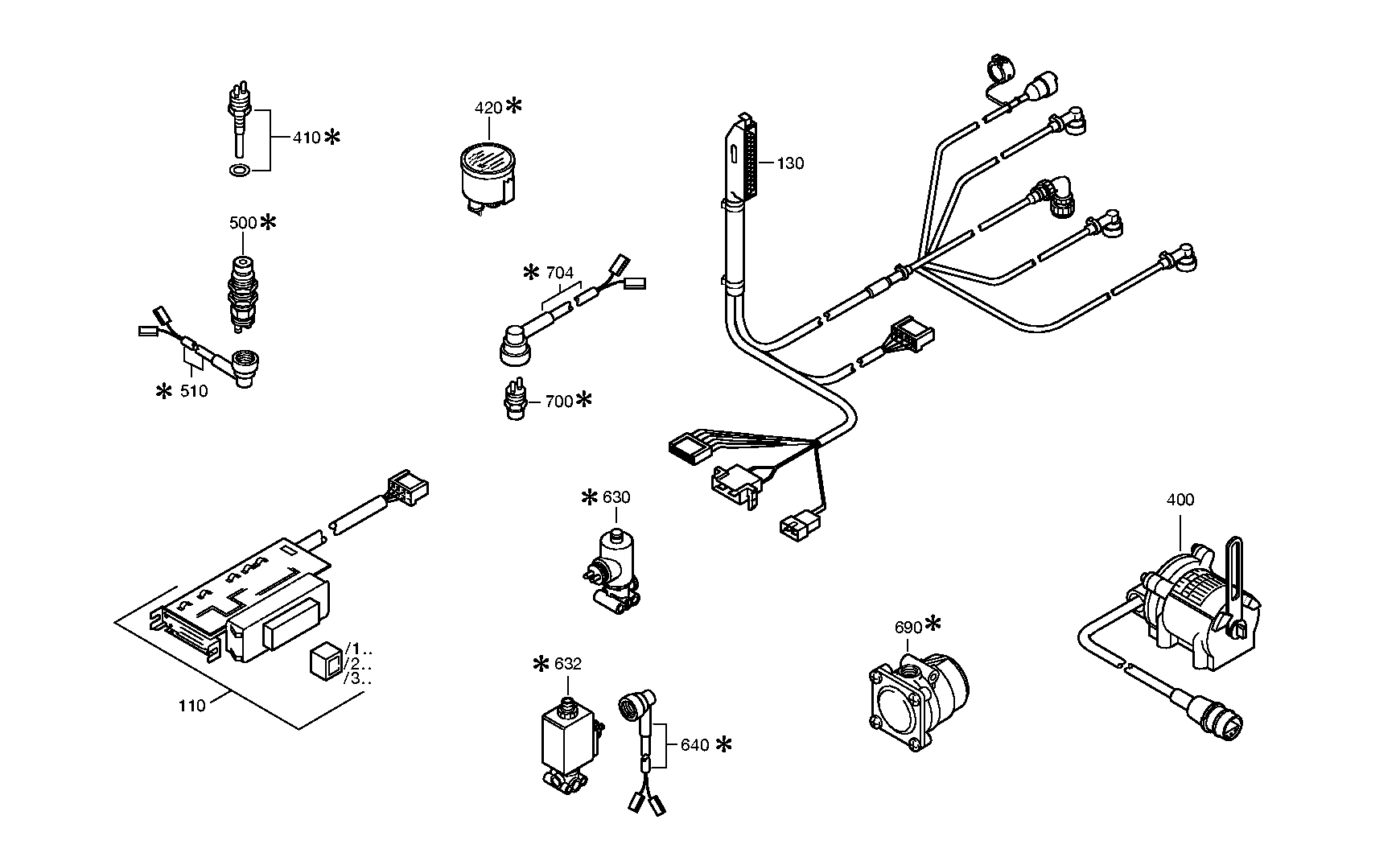 Кабель общего назначения 6029203665 ZF