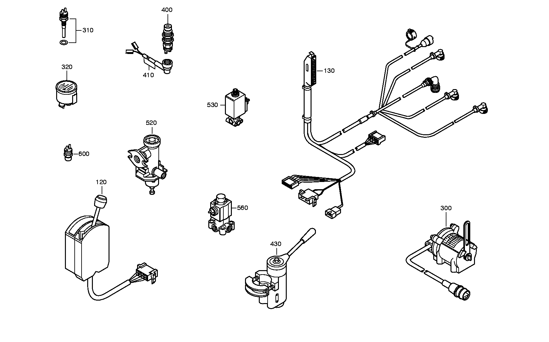 Кабель общего назначения 6029203628 ZF