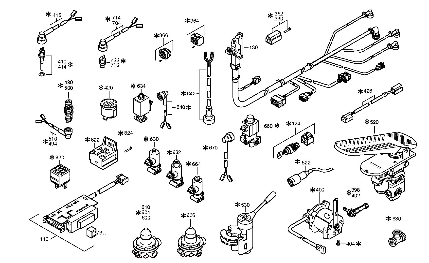 BRAKE VALVE 0501208877 ZF
