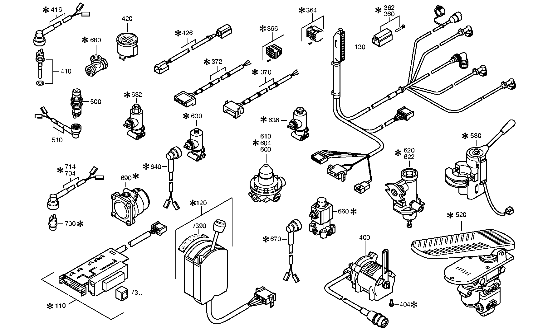 Кабель общего назначения 6029204633 ZF