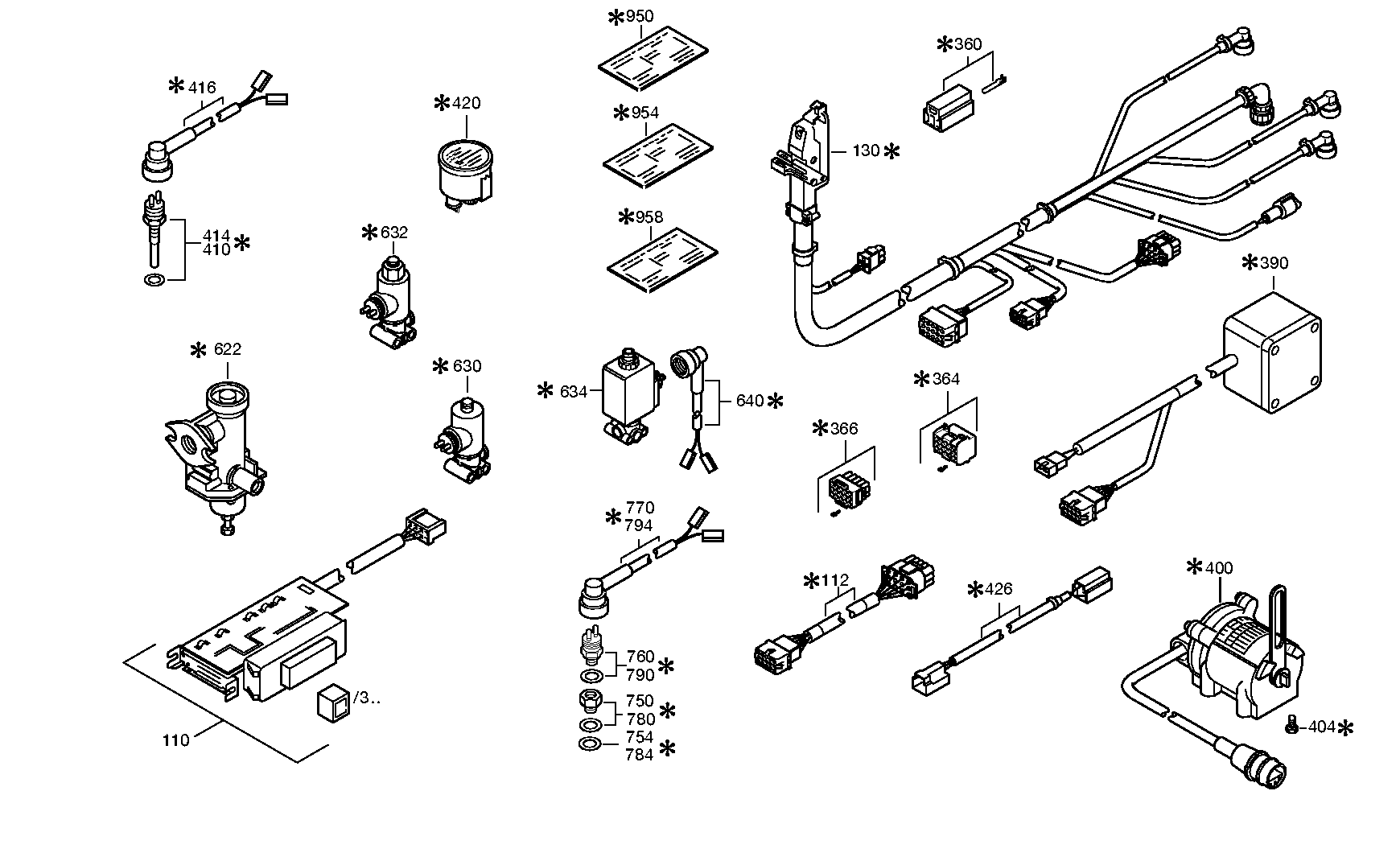 Кабель общего назначения 6029205228 ZF