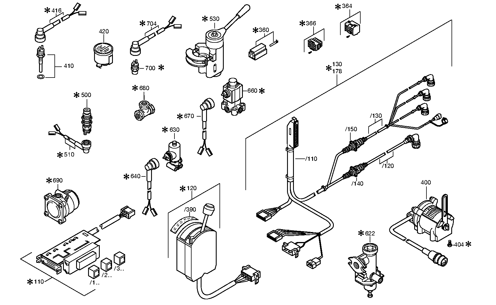 Кабель общего назначения 6029203599 ZF