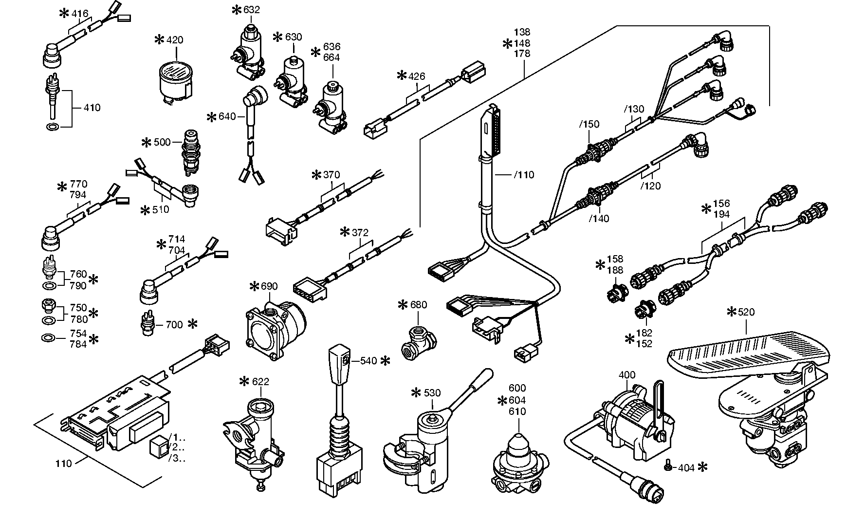 Кабель общего назначения 6029204335 ZF