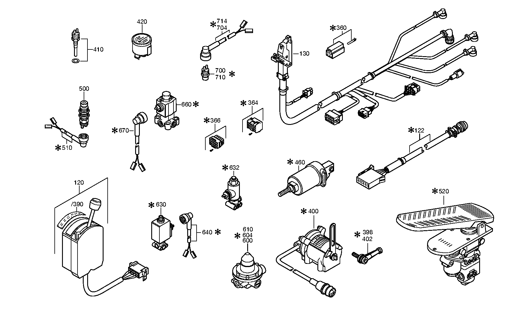 Кабель общего назначения 6029201449 ZF