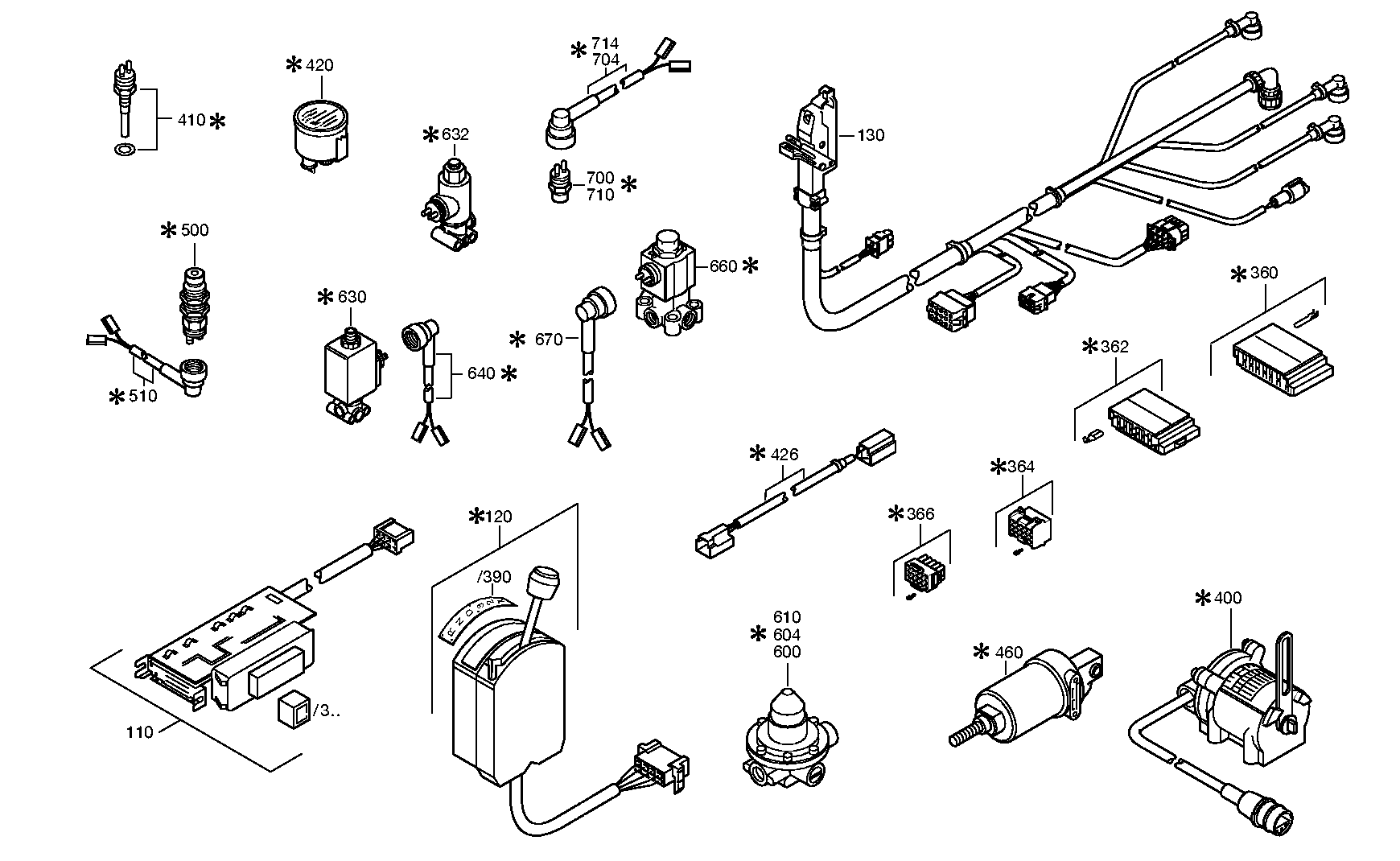 Кабель ECOMAT 6029009364 ZF