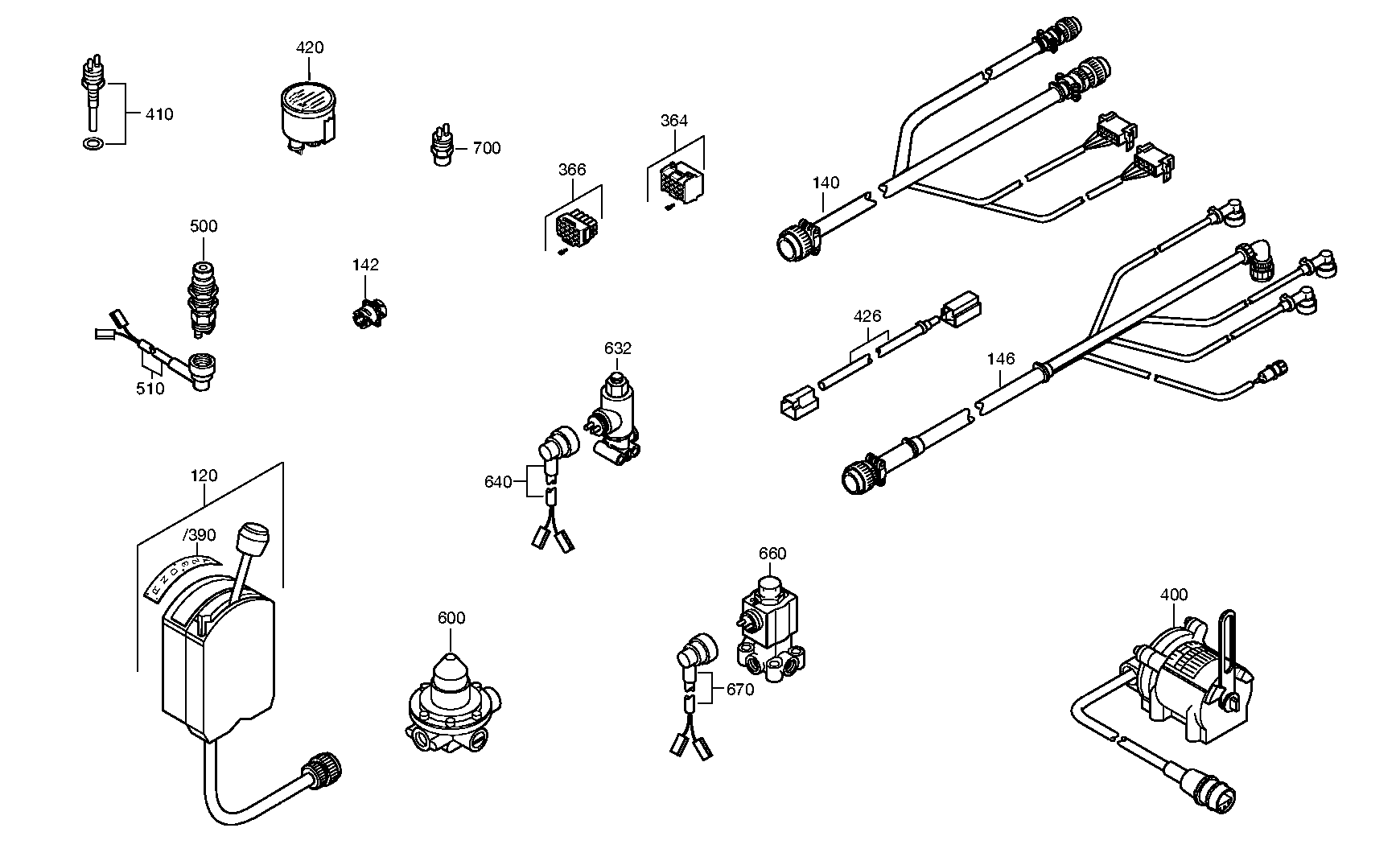Кабель ECOMAT 6029009348 ZF