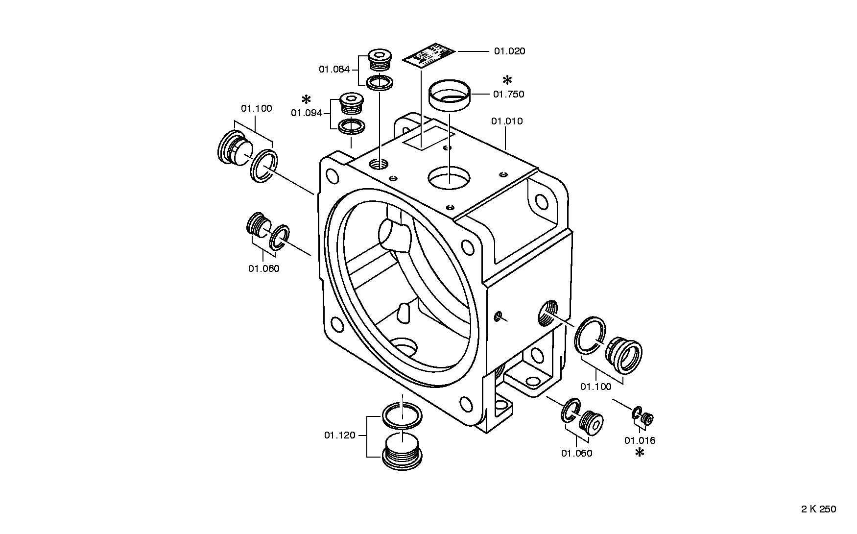 Корпус 4161301471 ZF