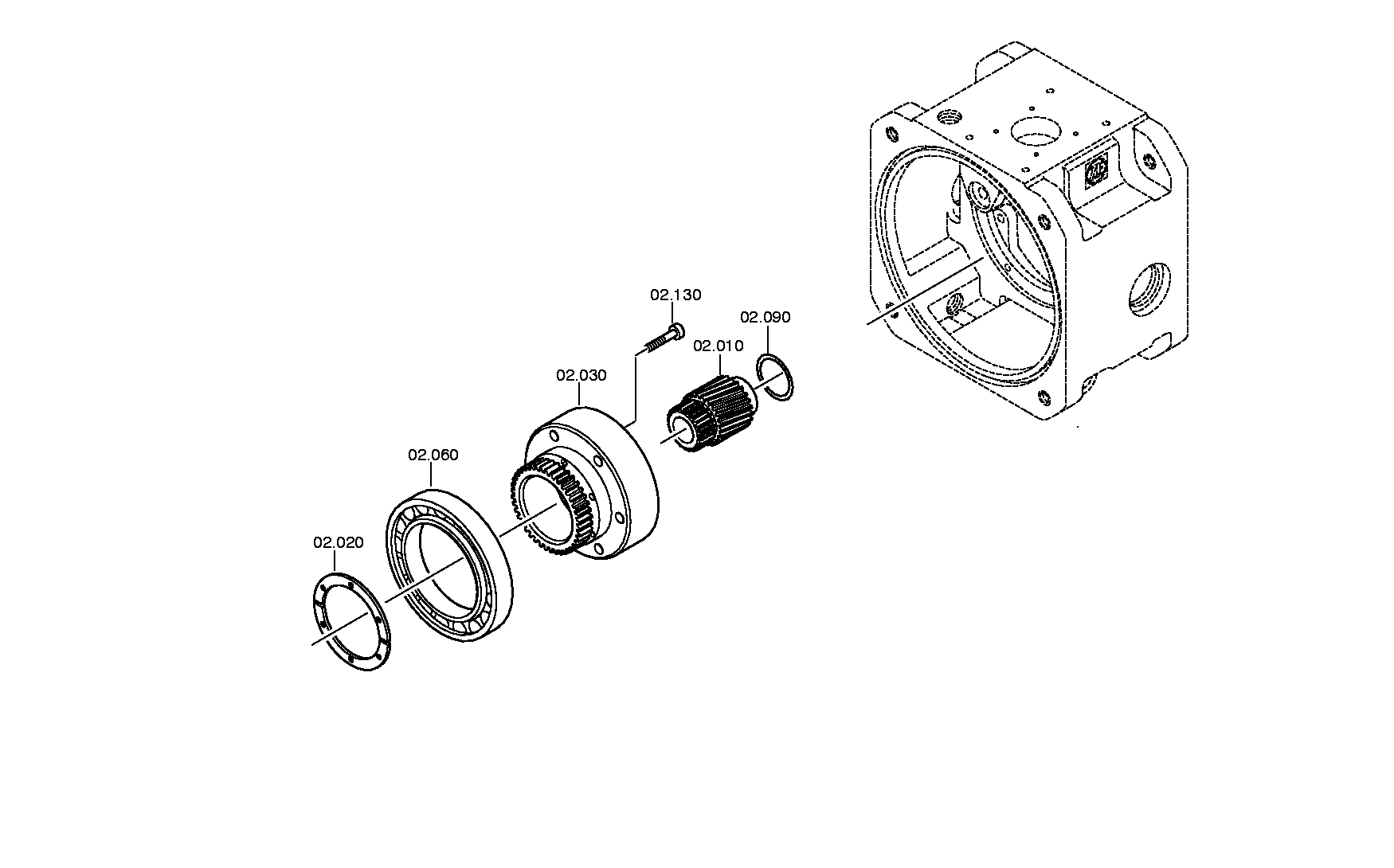 SUN GEAR 4161302330 ZF