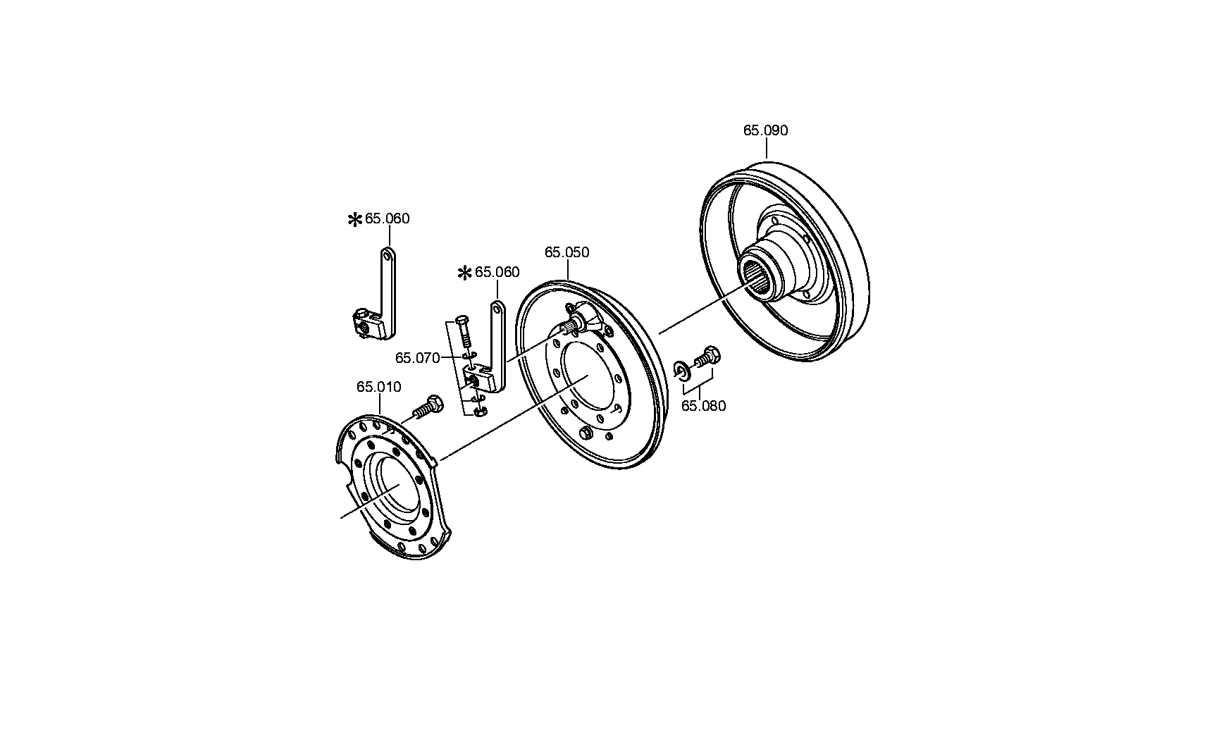 BRAKE PISTON 0501318897 ZF