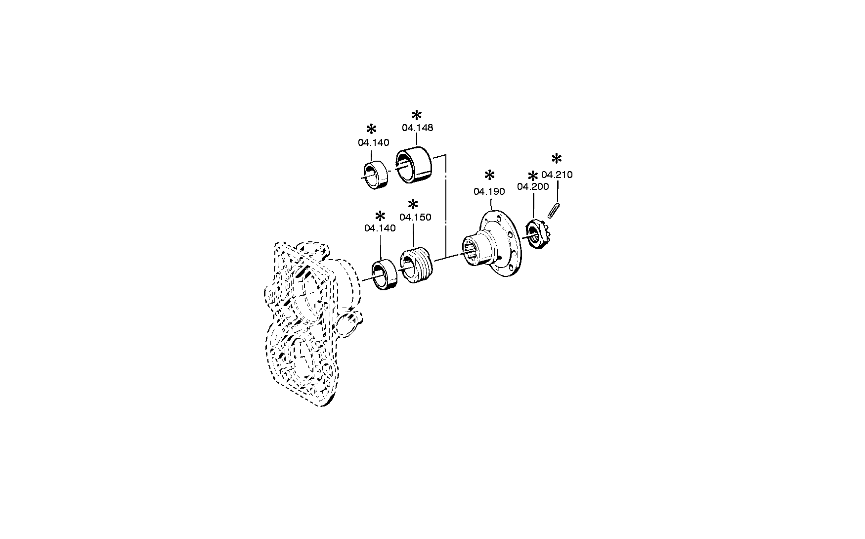 Упорная шайба 1238304577 ZF