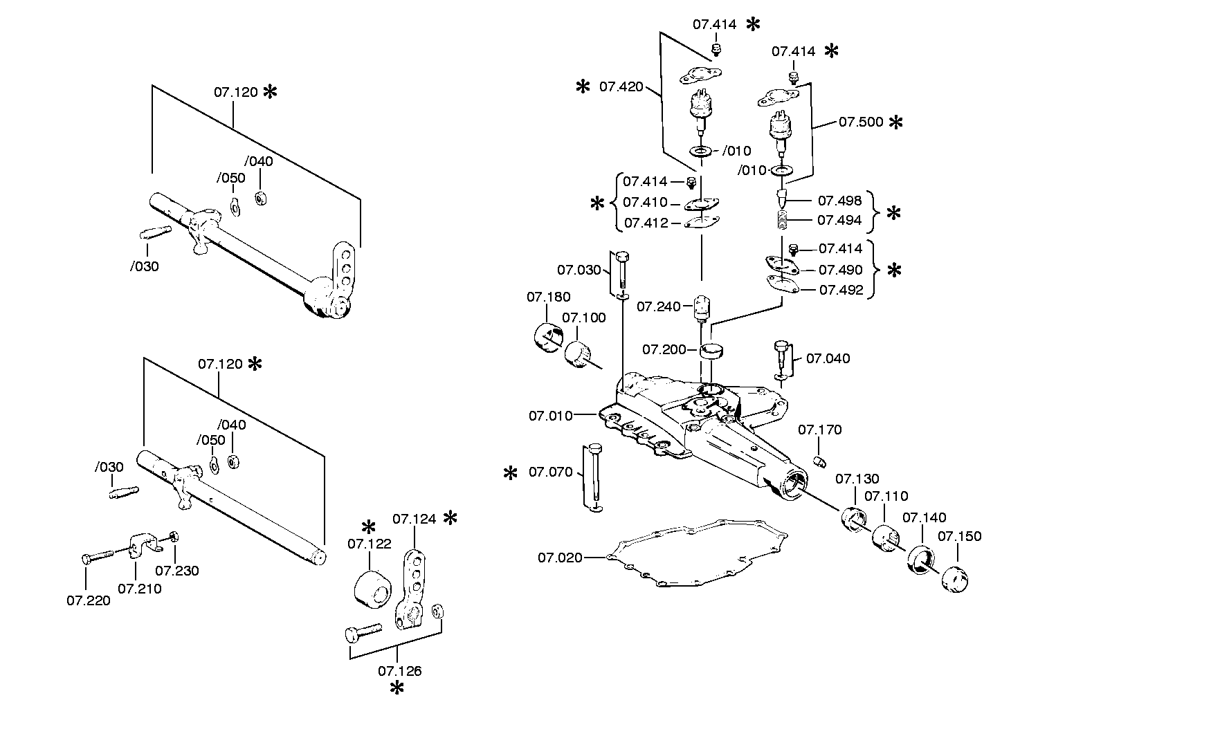 GEAR SHIFT HEAD 1238307655 ZF