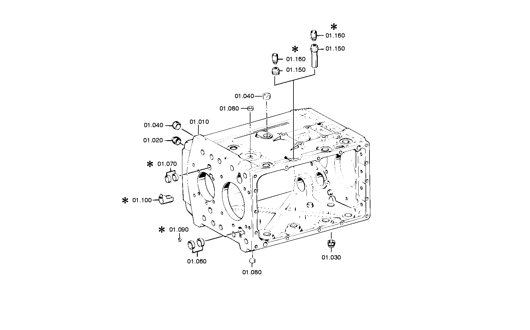 OIL COLL.PLATE 1246201007 ZF