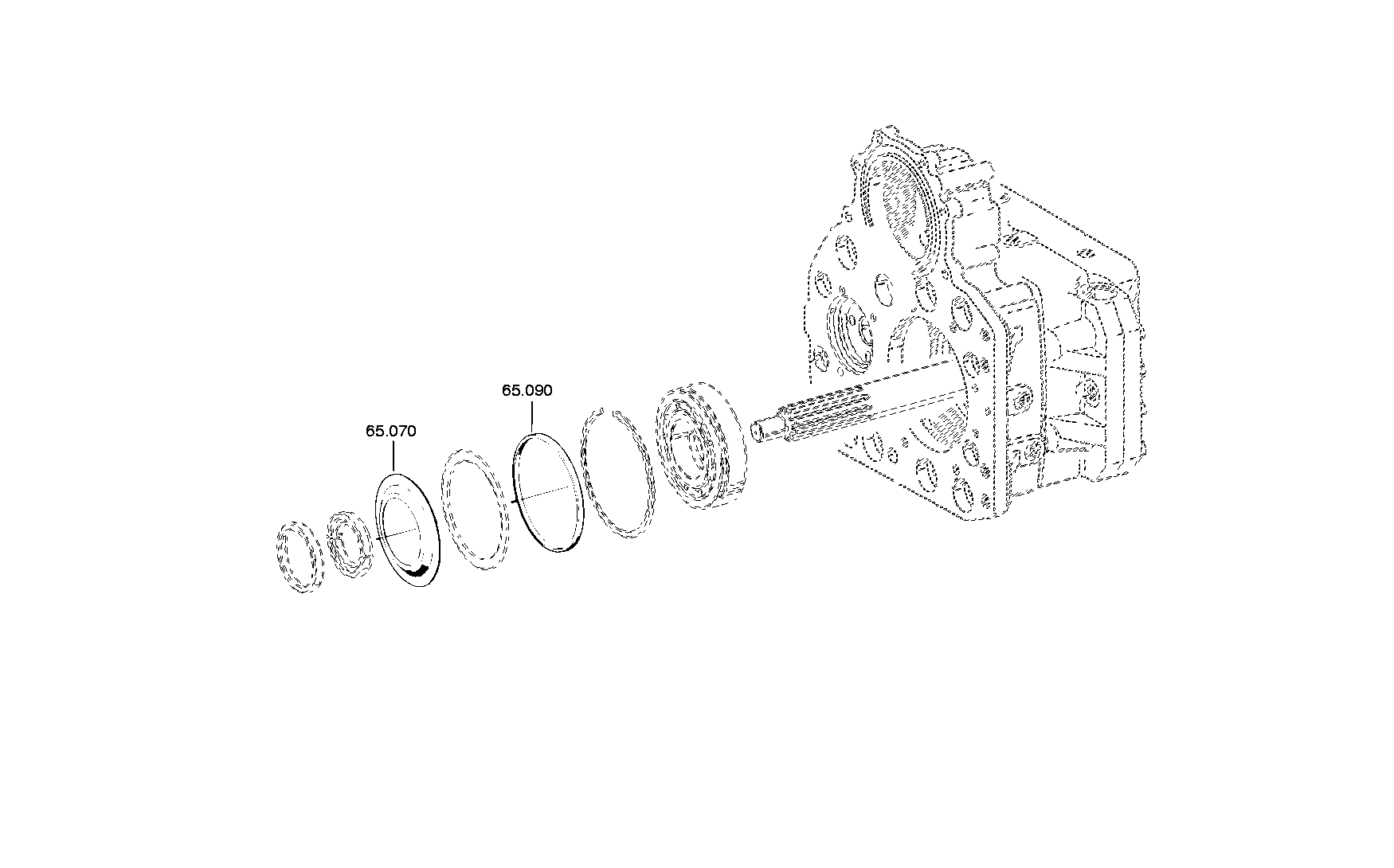Стопорное кольцо 0730503074 ZF