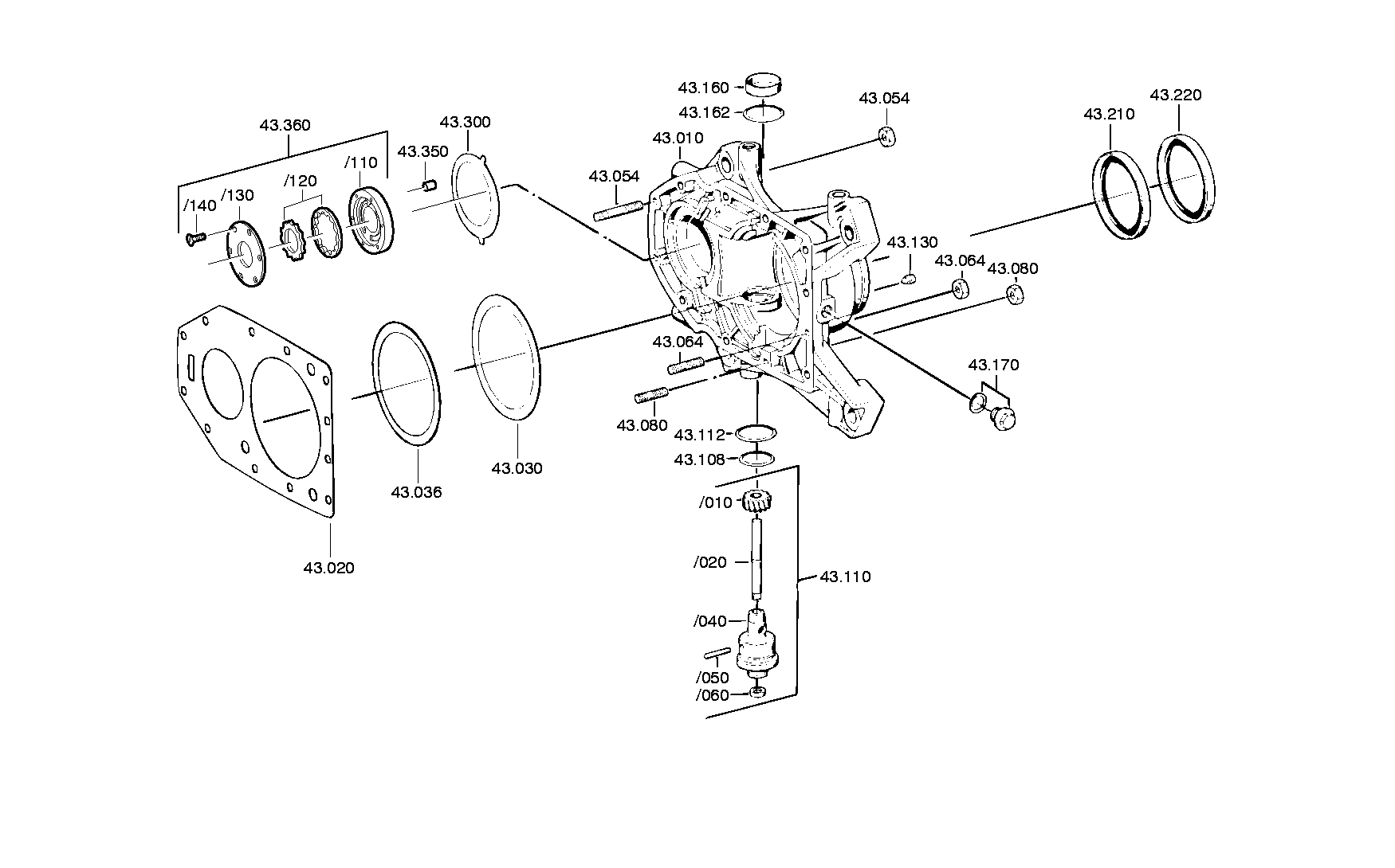 OIL PUMP 1268243001 ZF
