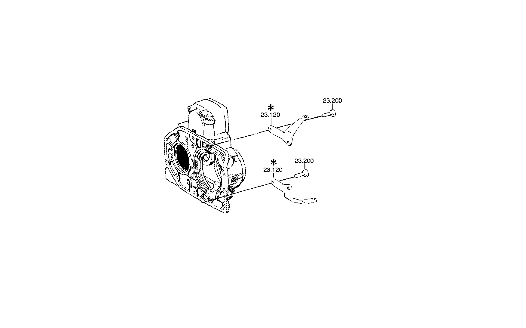 Крепёжная пластина 1250313049 ZF