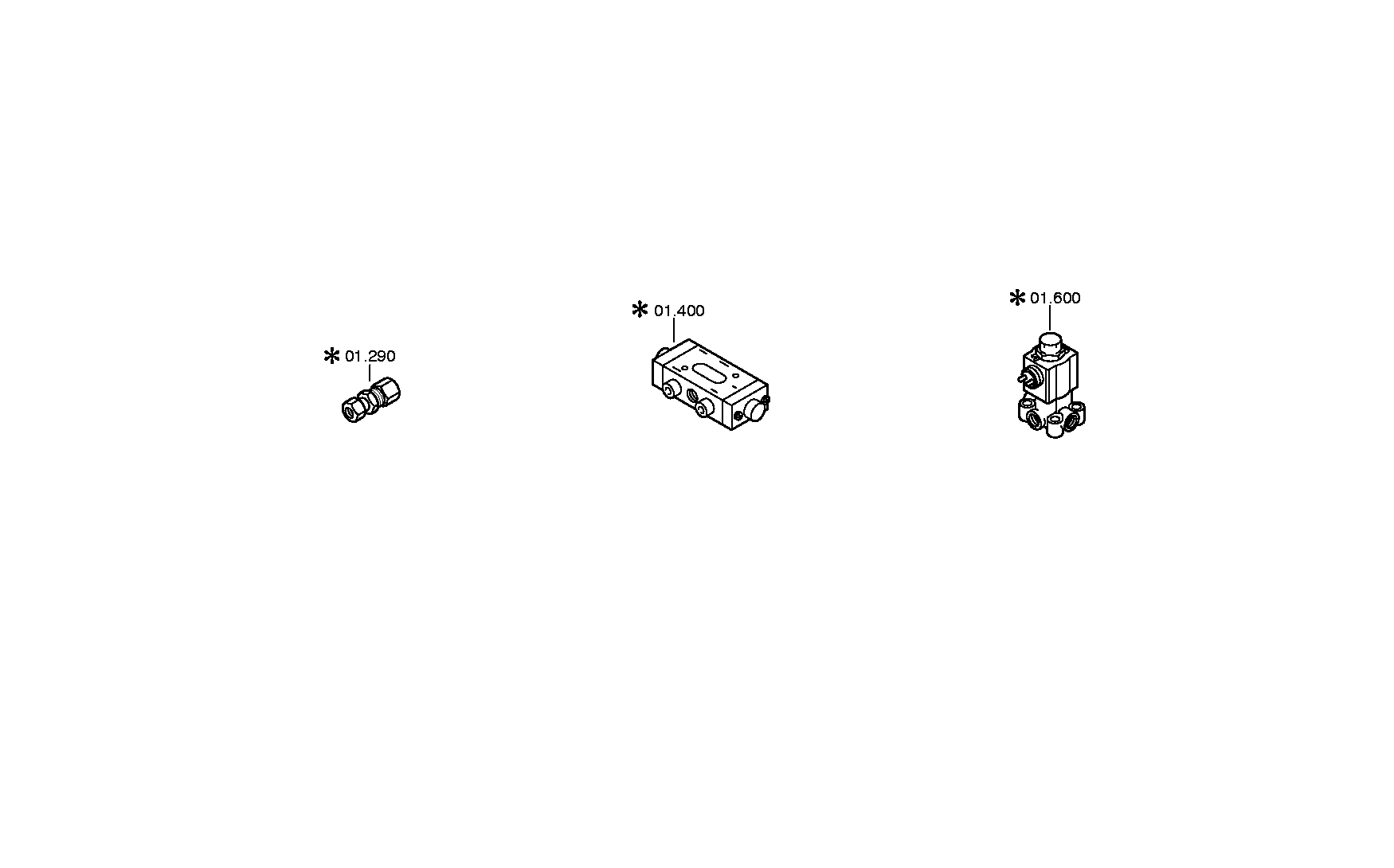Резьбовое соединение трубопровода 0501204989 ZF
