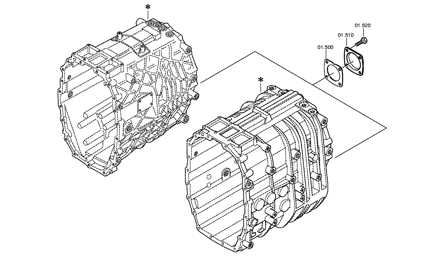Корпус 1311301058 ZF