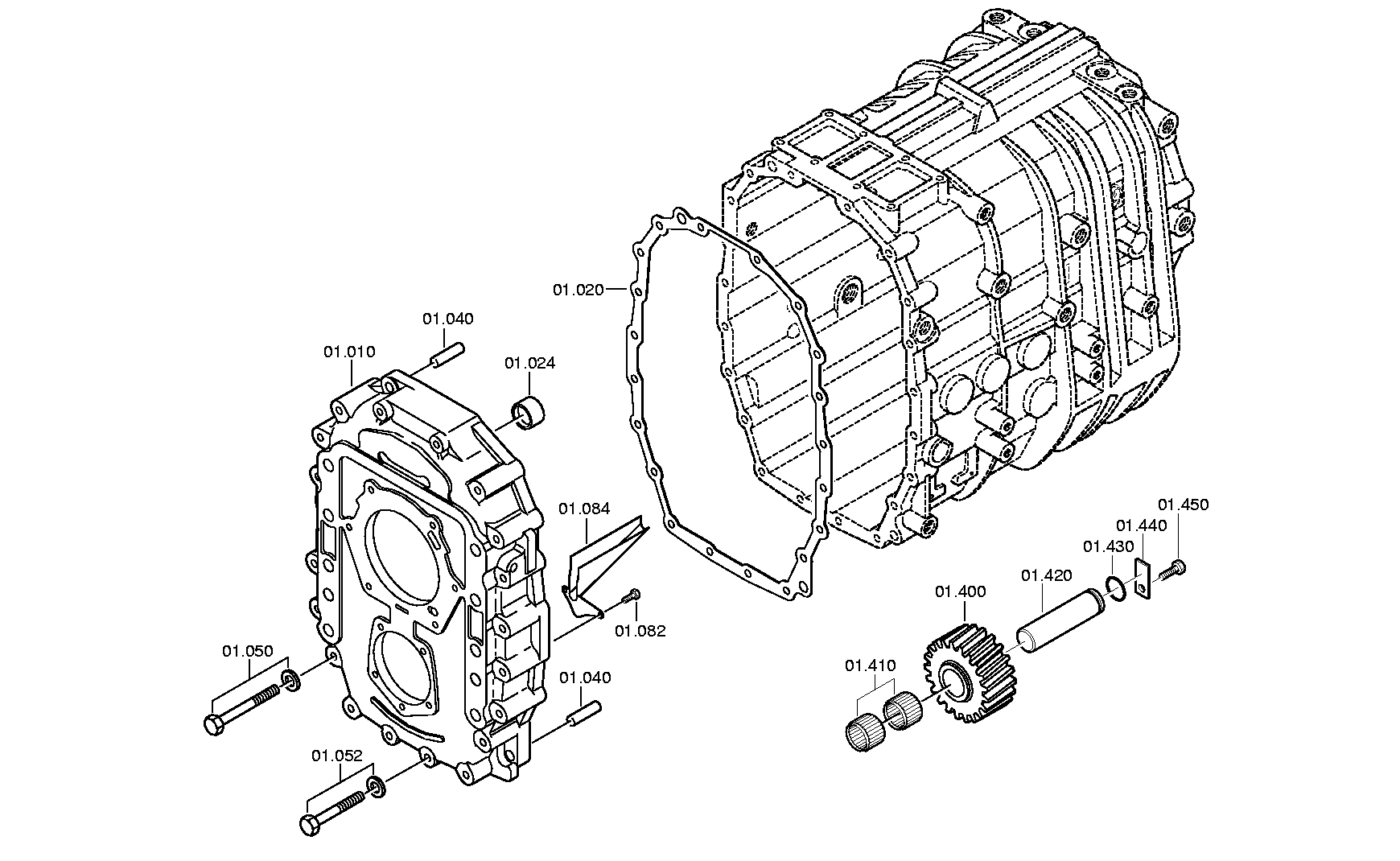 Болт с шестигранной головкой 0636016181 ZF
