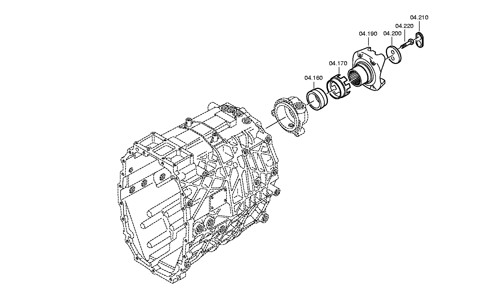 Корпус сцепления 1310304232 ZF