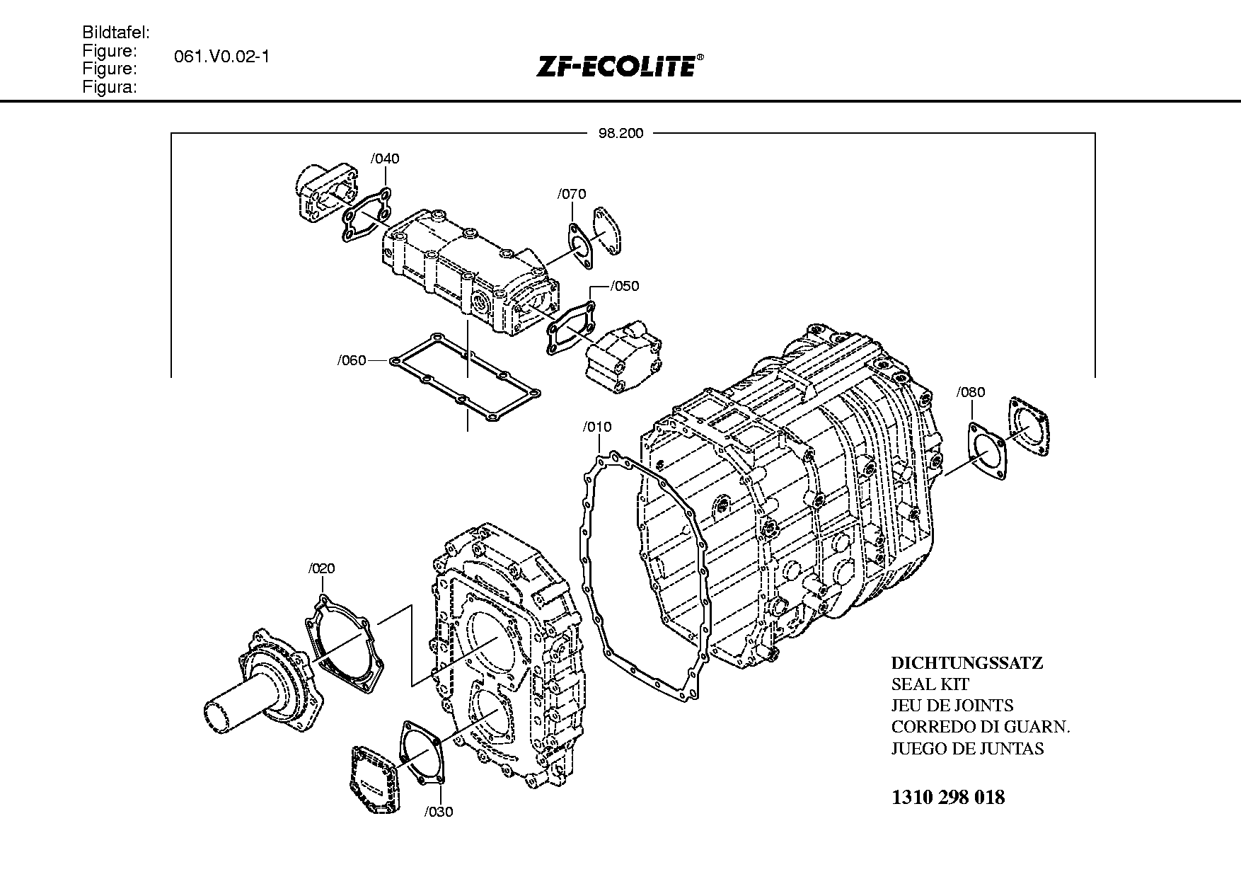 Уплотнительное кольцо 0634801062 ZF
