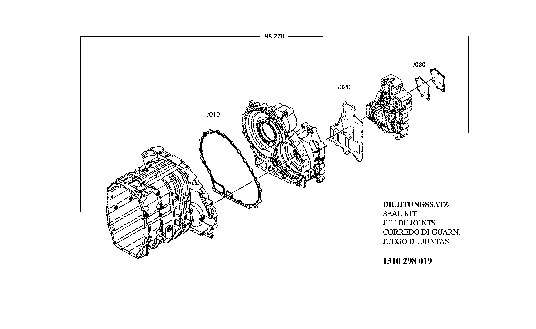 Прокладка 0501315499 ZF