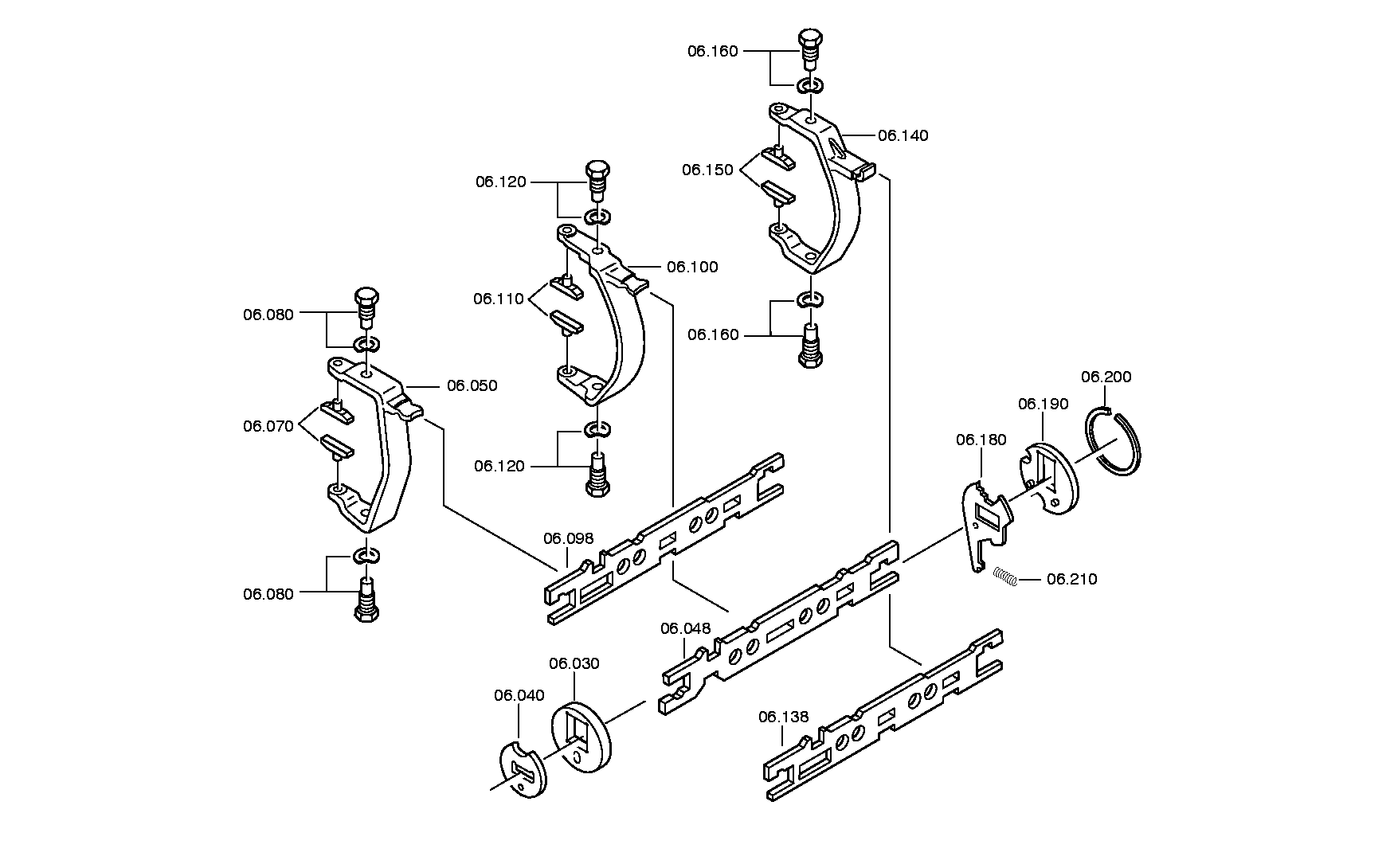 BEARING PLATE 1304306090 ZF