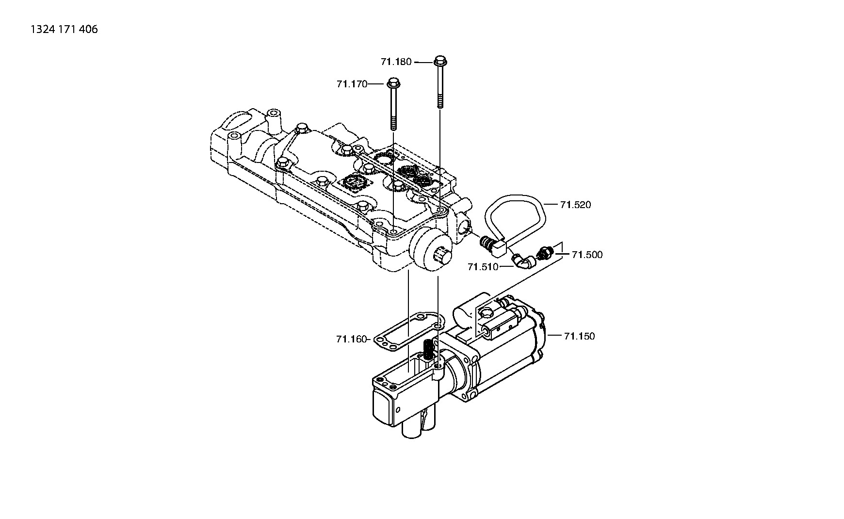 G.SHIFT COVER 1324307128 ZF