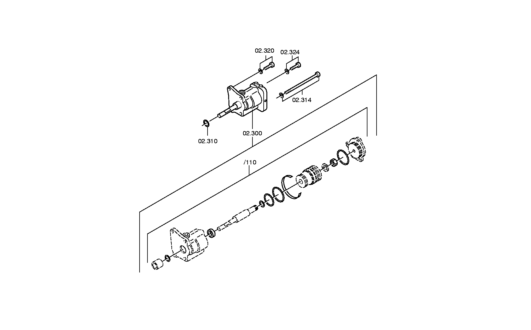 Болт с шестигранной головкой 0636010616 ZF