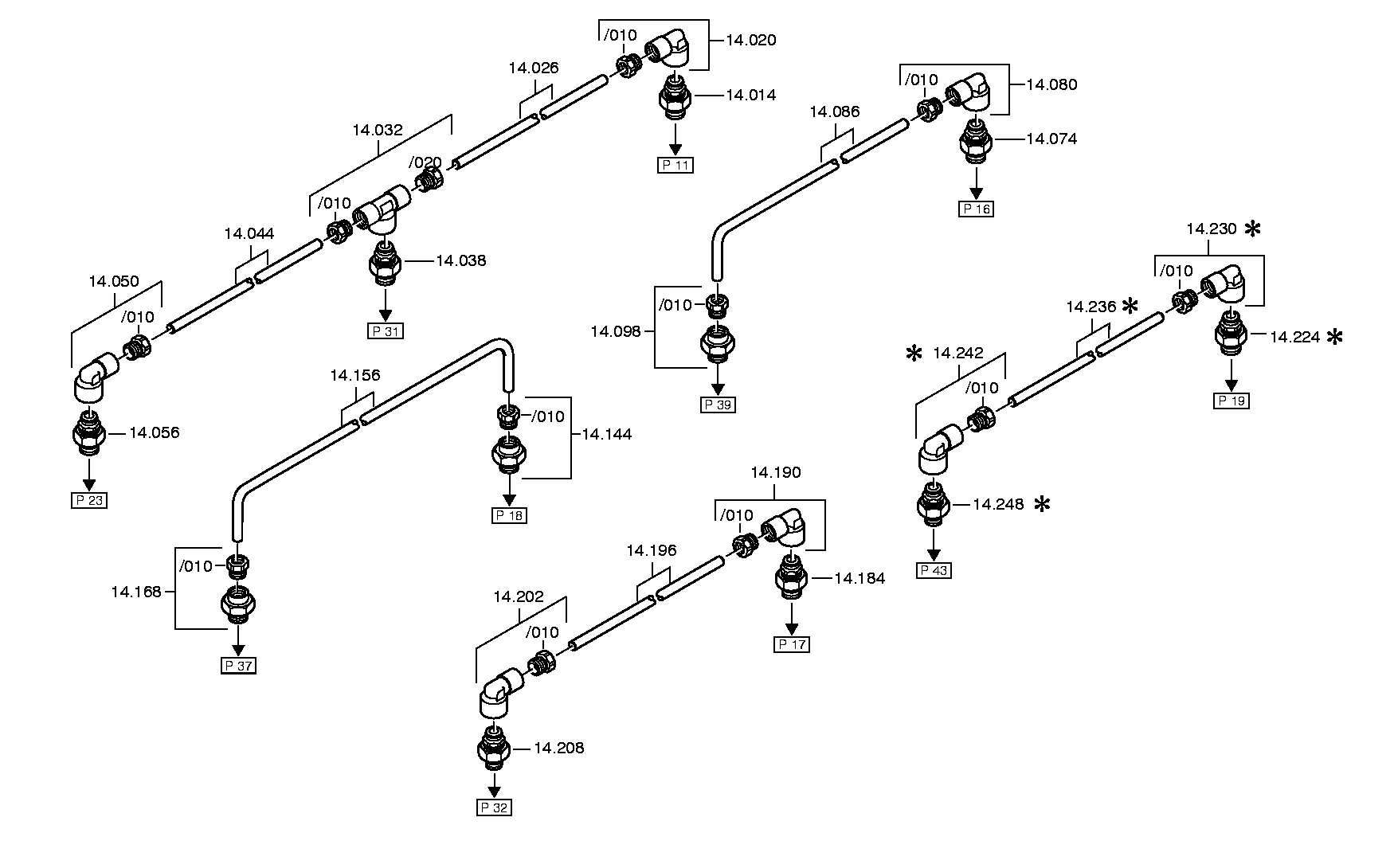 ANGLE PIECE 0501315796 ZF