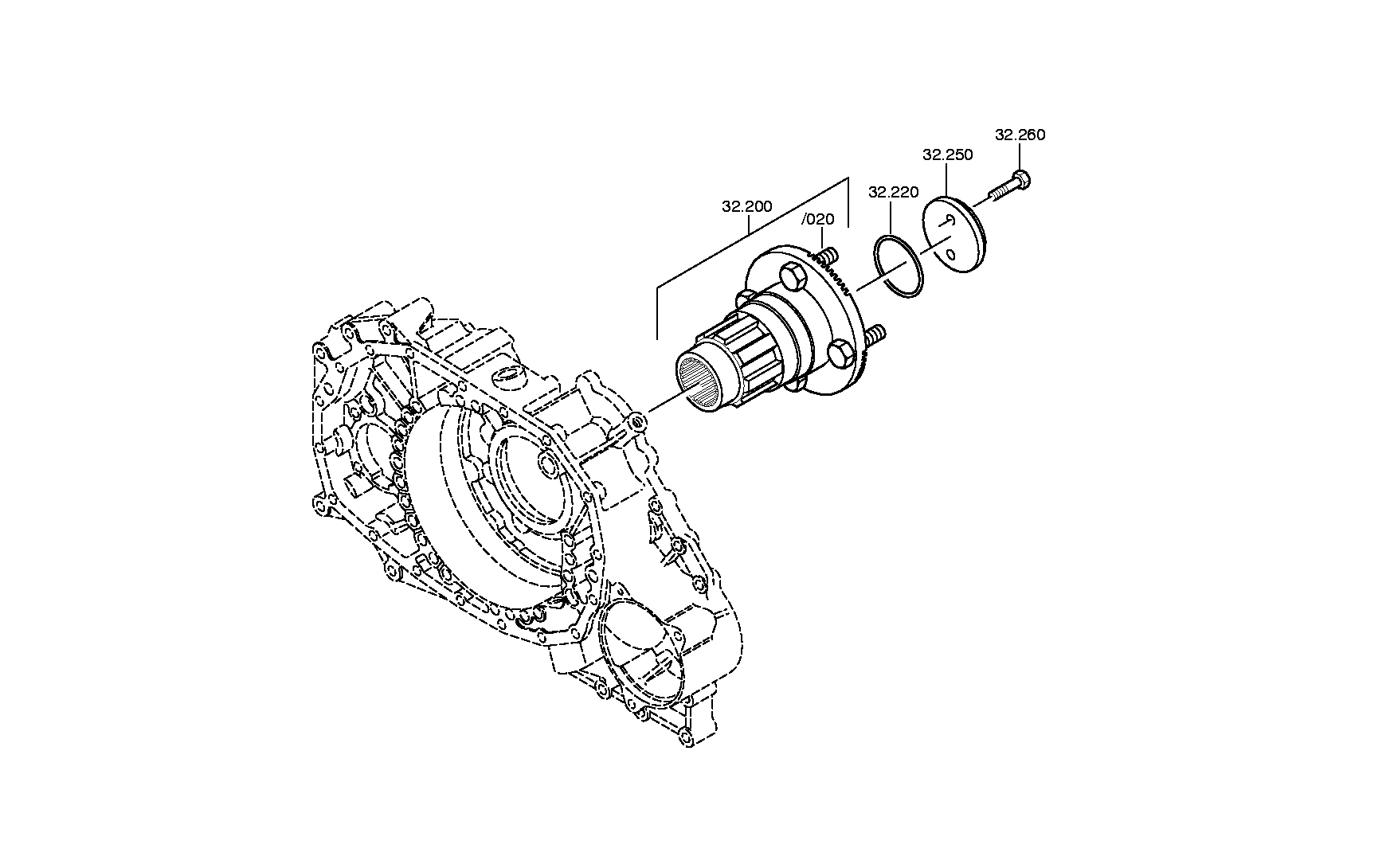 RING GEAR CARR. 1304332216 ZF