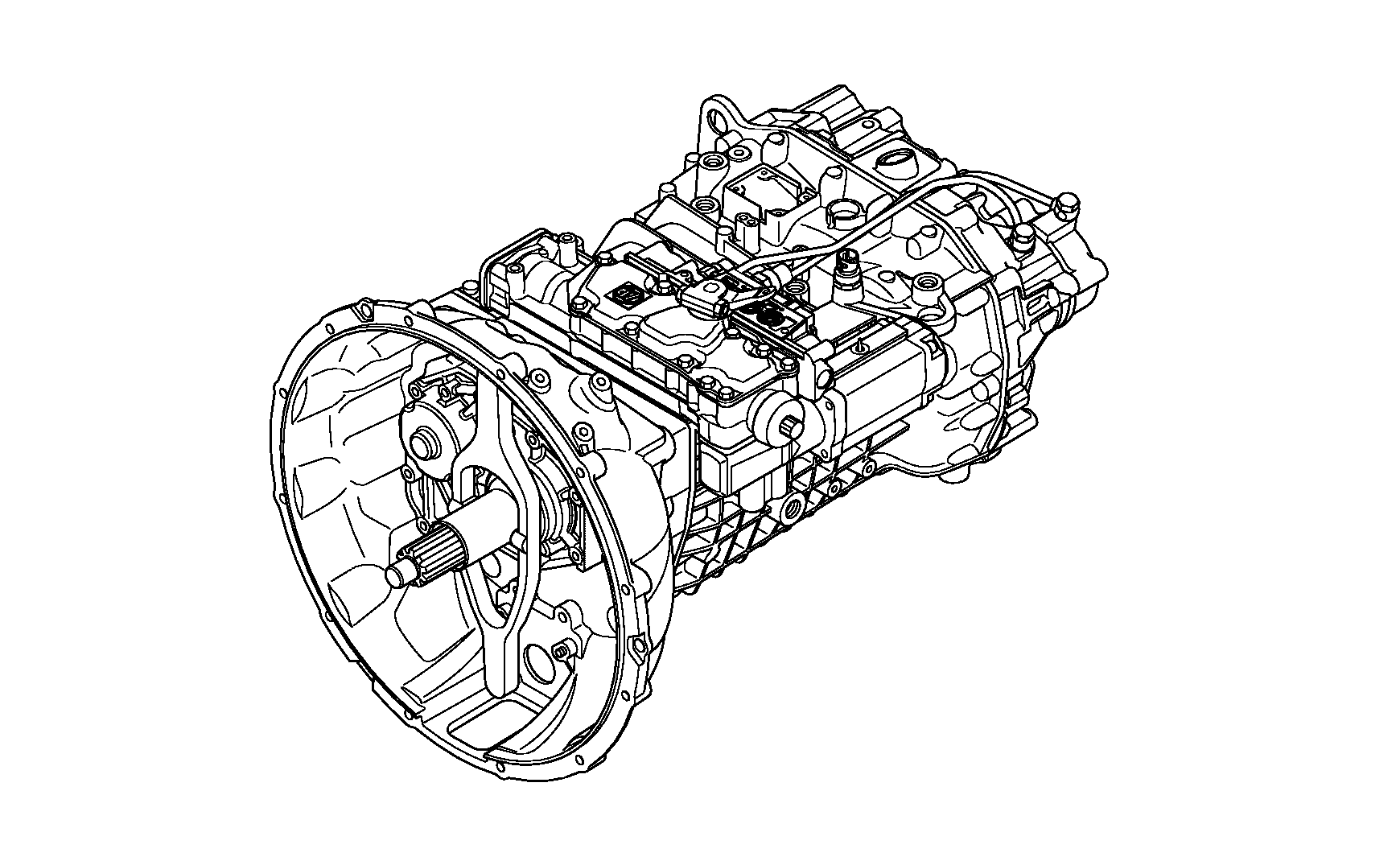 Вал переключения передач 1324108403 ZF