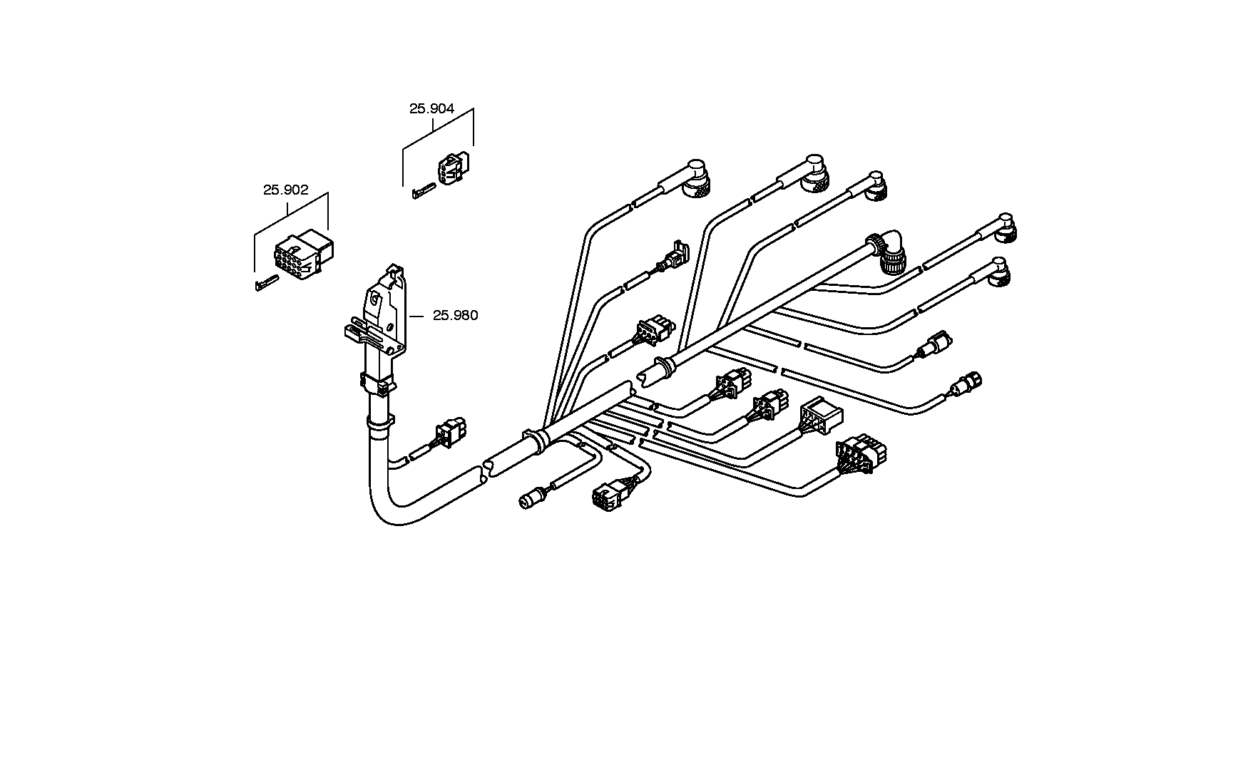 Кабель общего назначения 6029204318 ZF