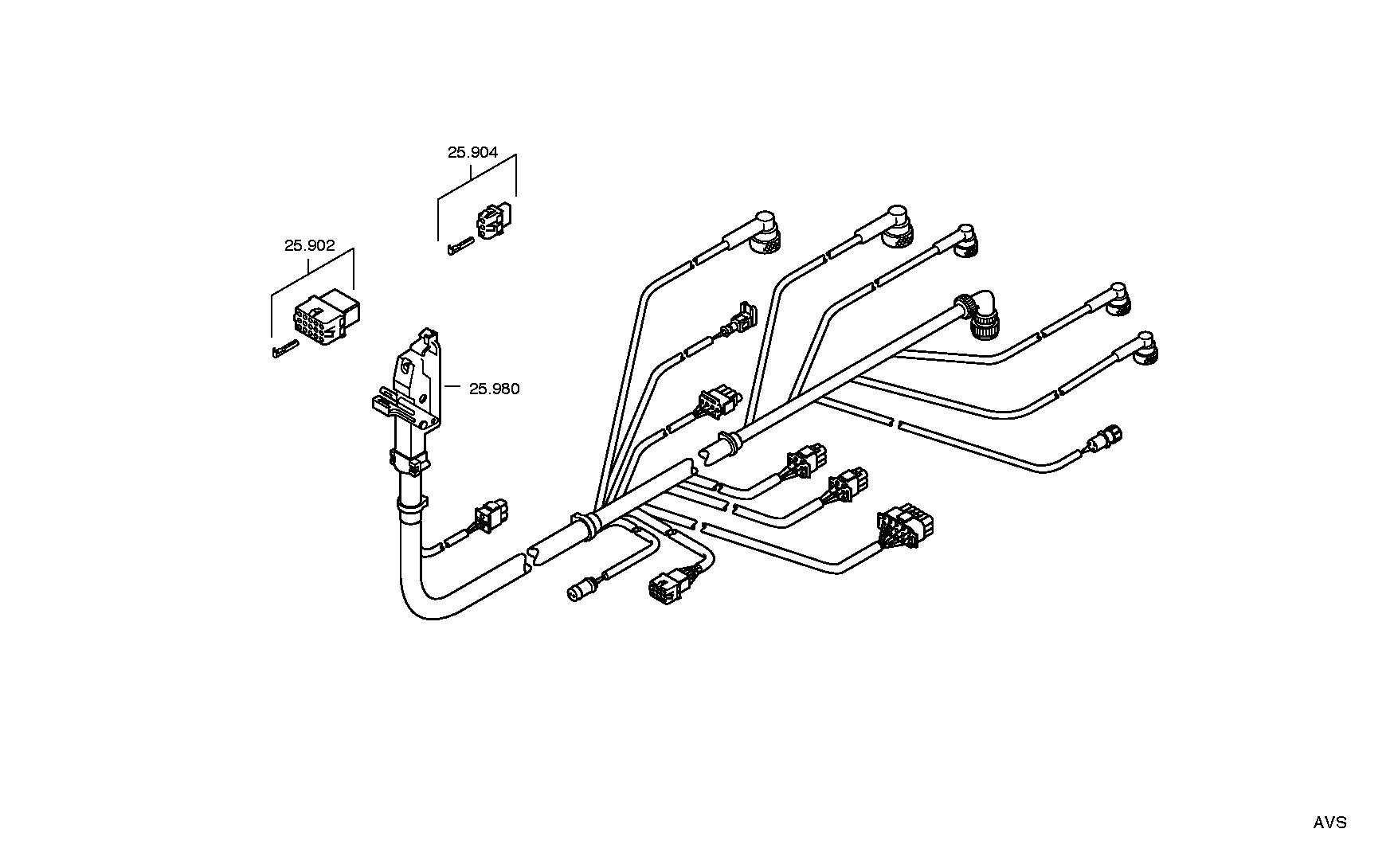 Кабель общего назначения 6029204372 ZF