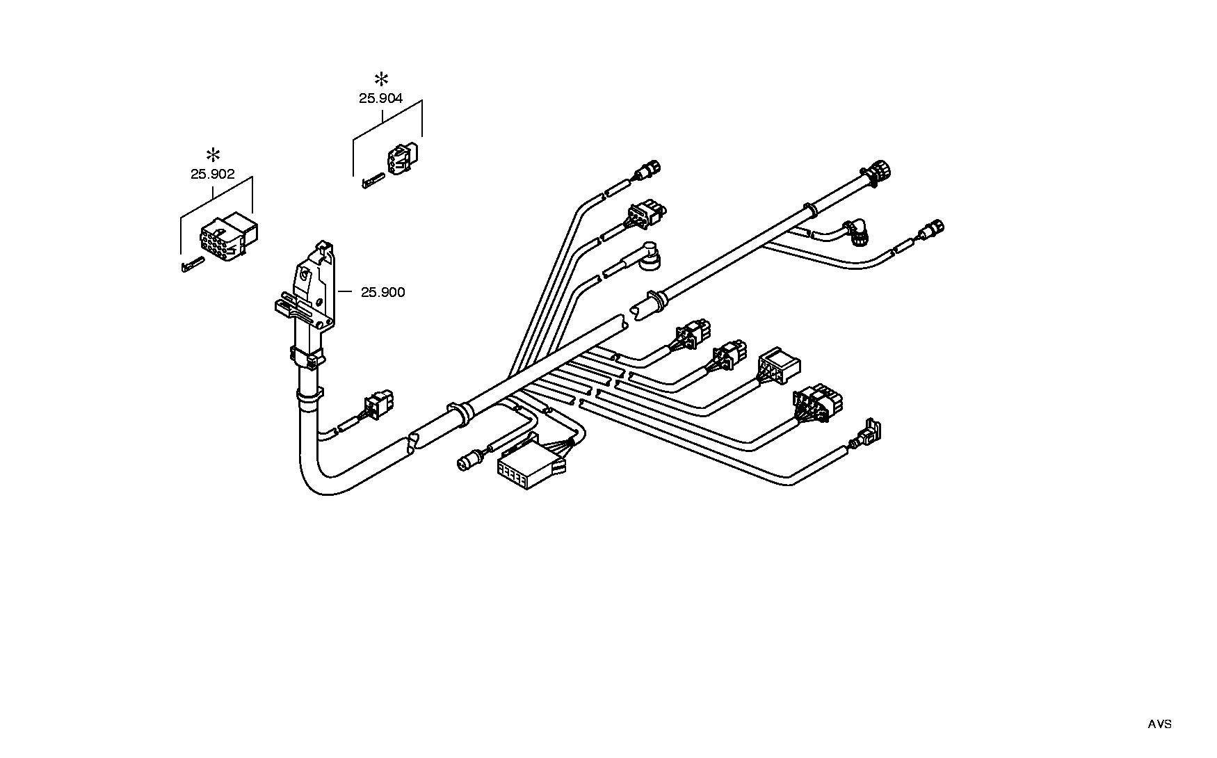 Кабель общего назначения 6029204841 ZF