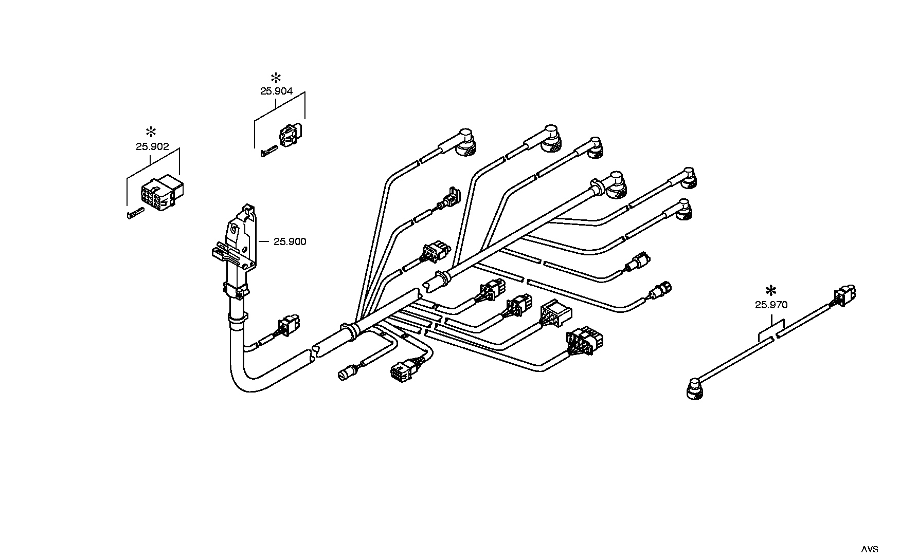 Кабель общего назначения 6029204948 ZF