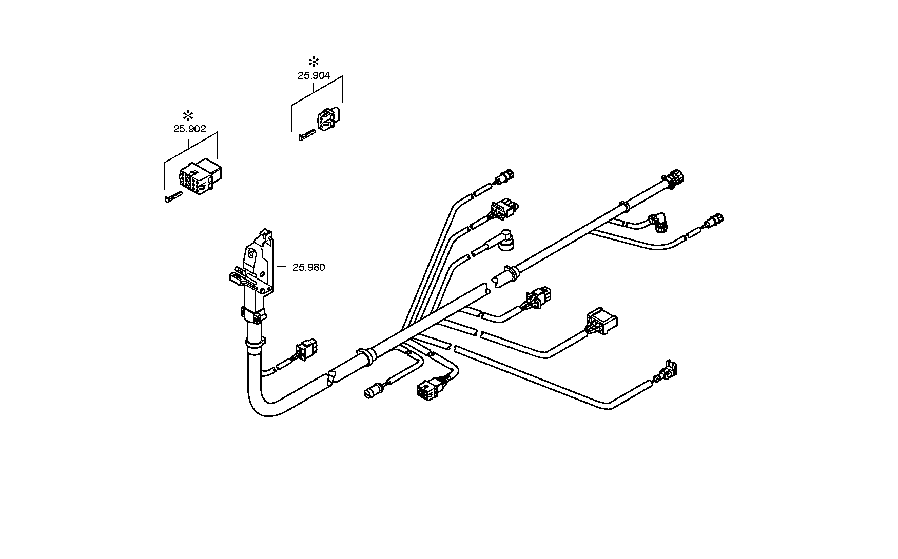 Кабель общего назначения 6029205385 ZF