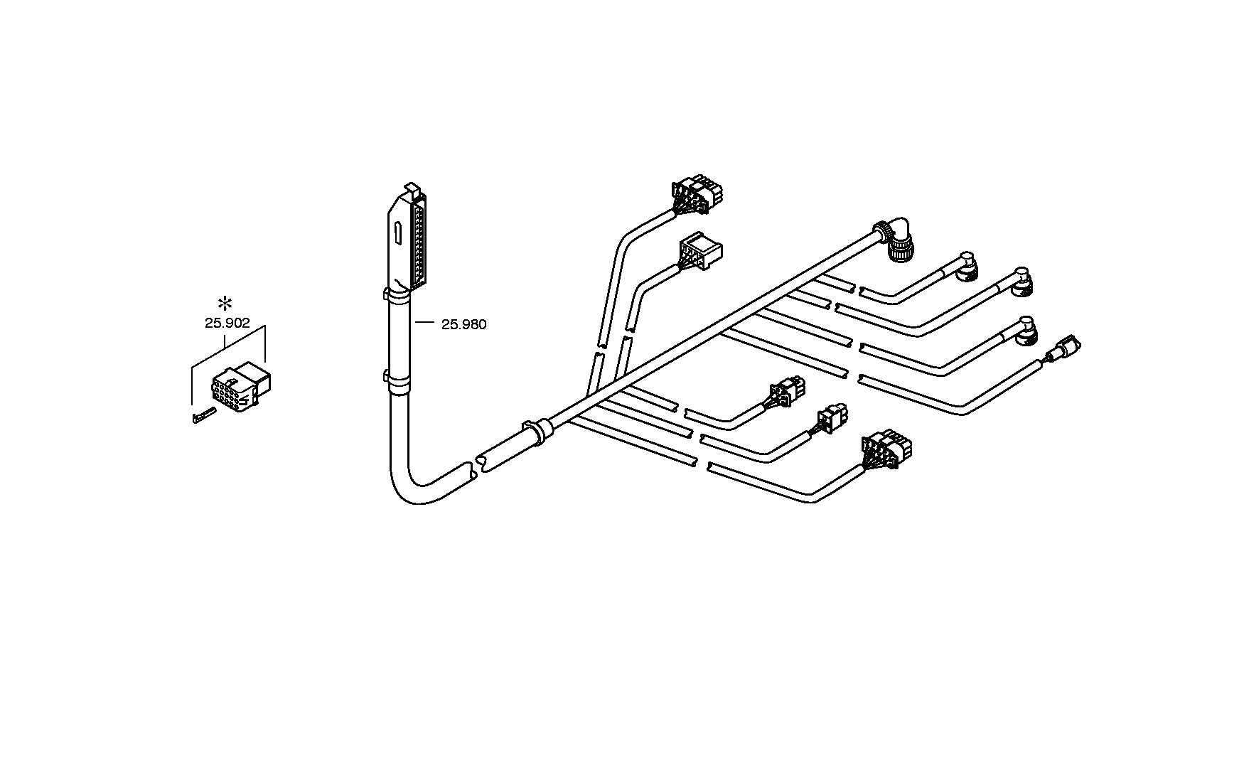 Кабель общего назначения 6029203997 ZF