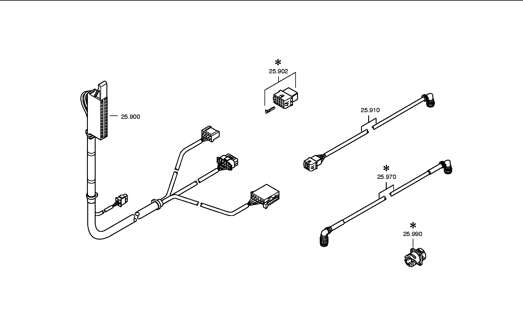 Кабель общего назначения 6029204981 ZF