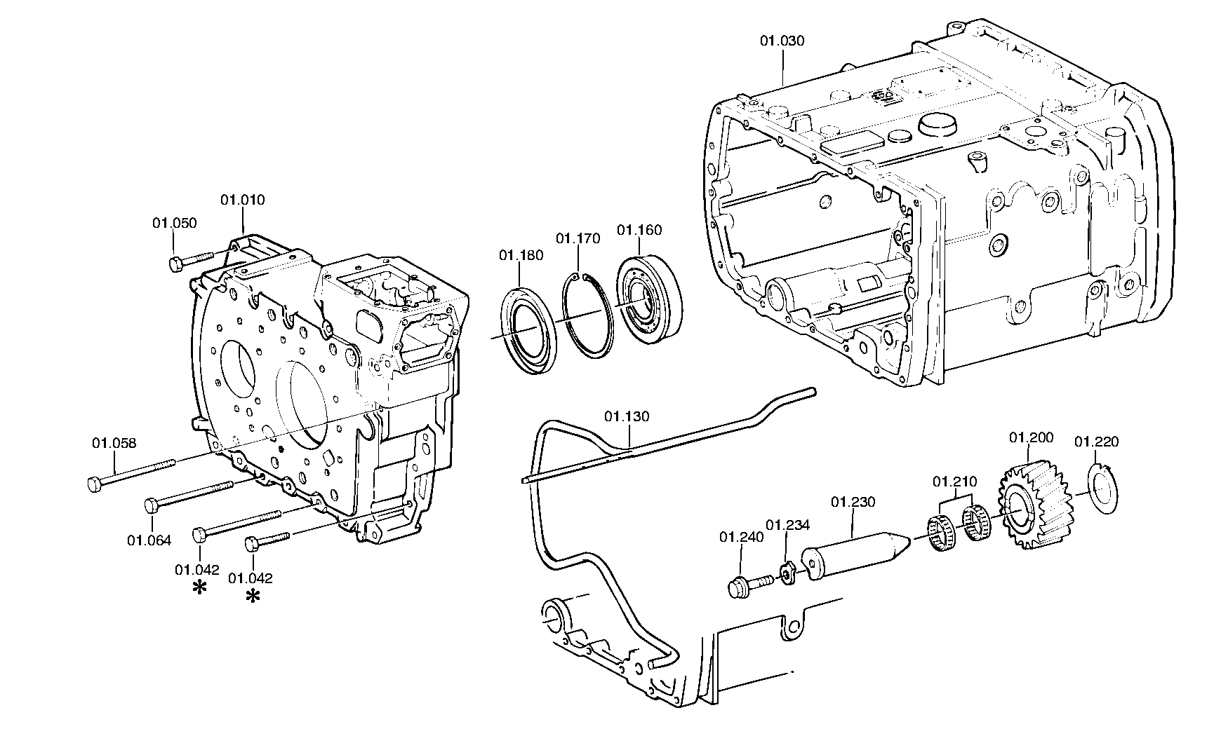 Корпус 1295301314 ZF