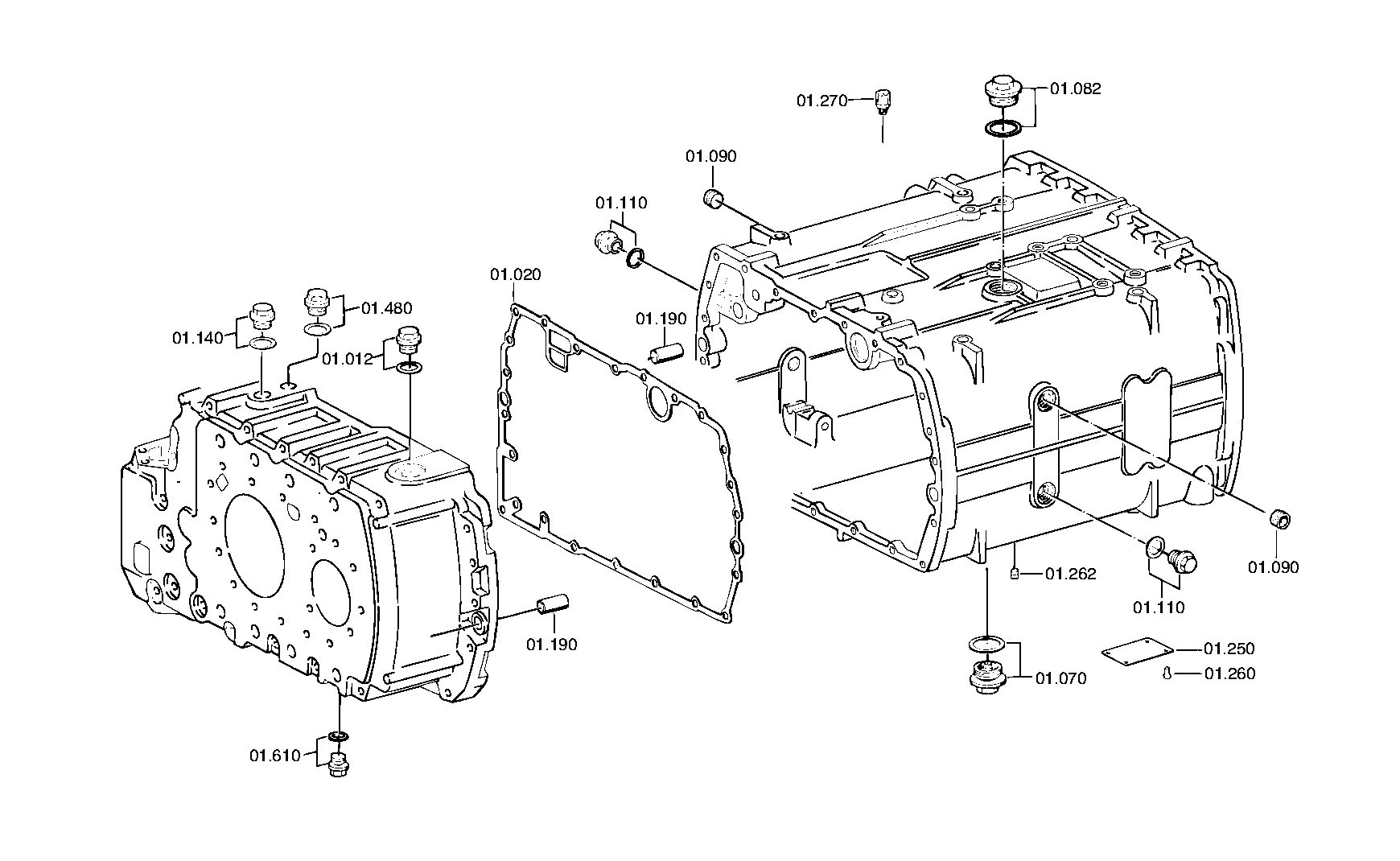 Корпус 1297301153 ZF