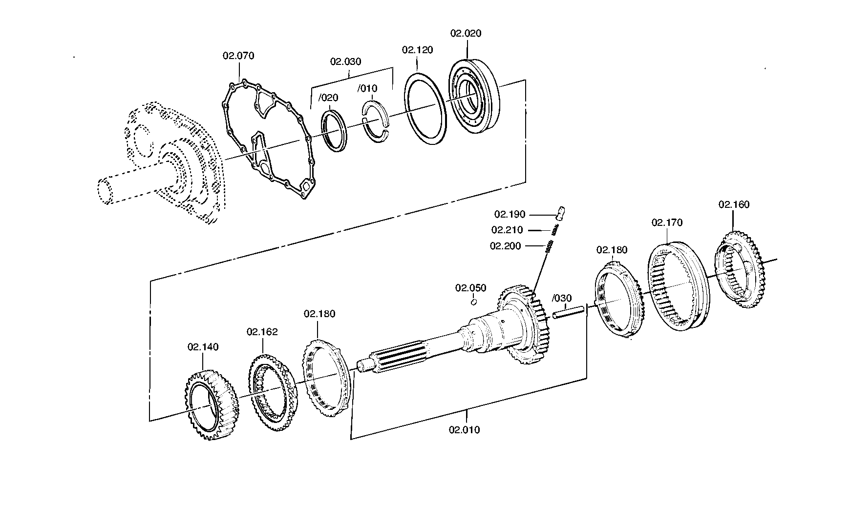 Косозубое зубчатое колесо 1295202022 ZF