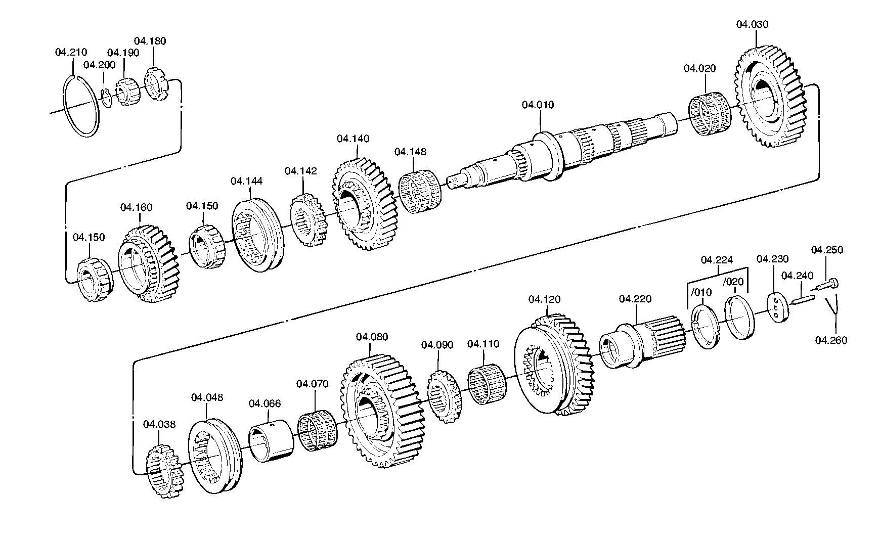SUN GEAR 1297304265 ZF