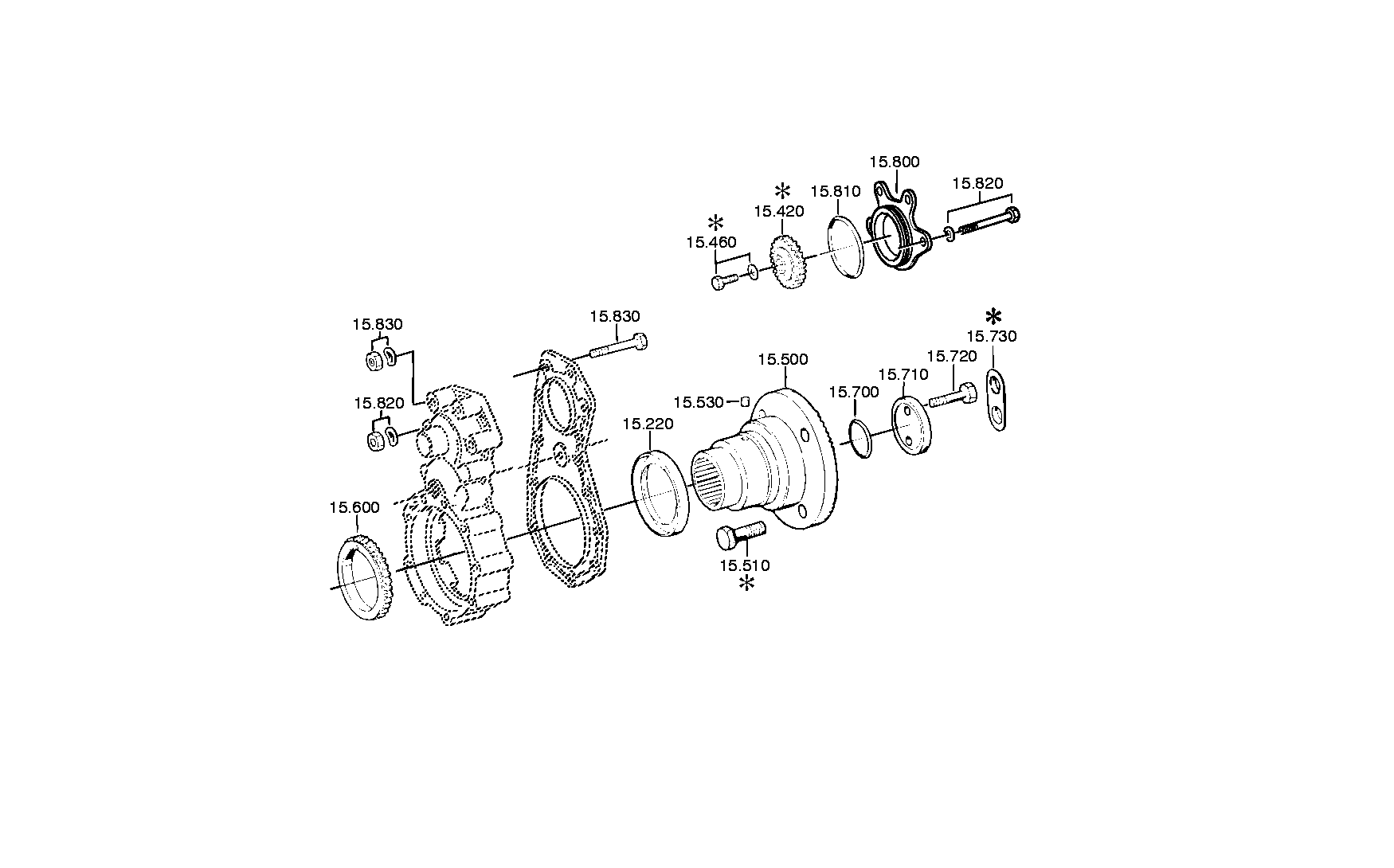 Корпус 6091316004 ZF