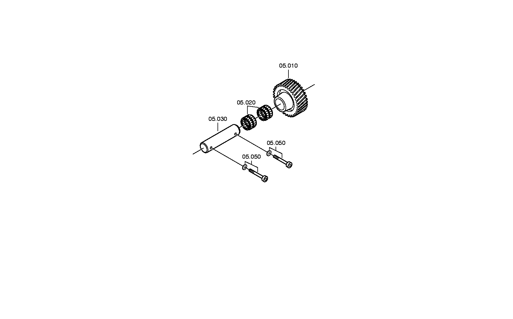 IDLER GEAR 1307305025 ZF